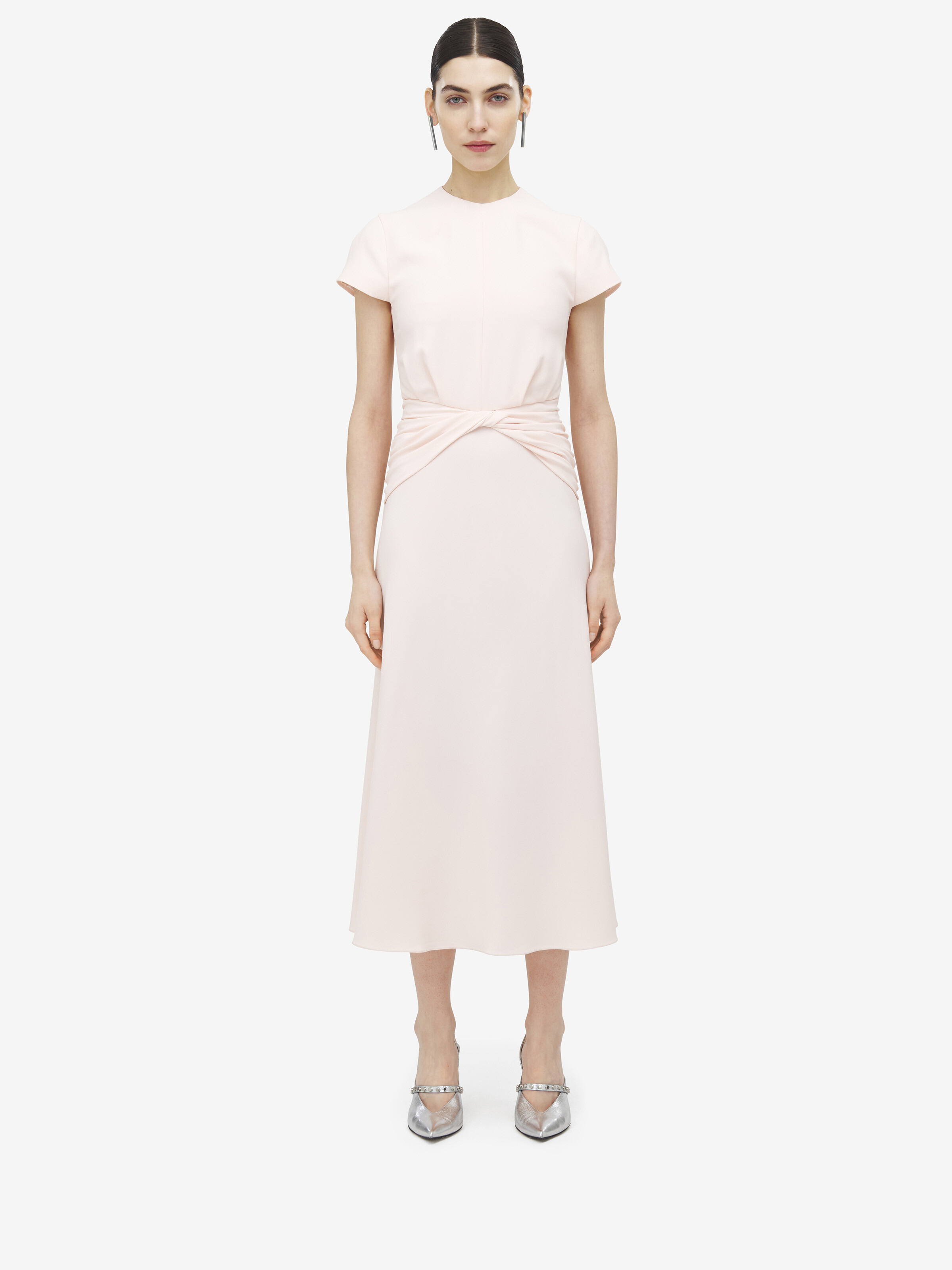 Knot Waist Midi Dress - 2