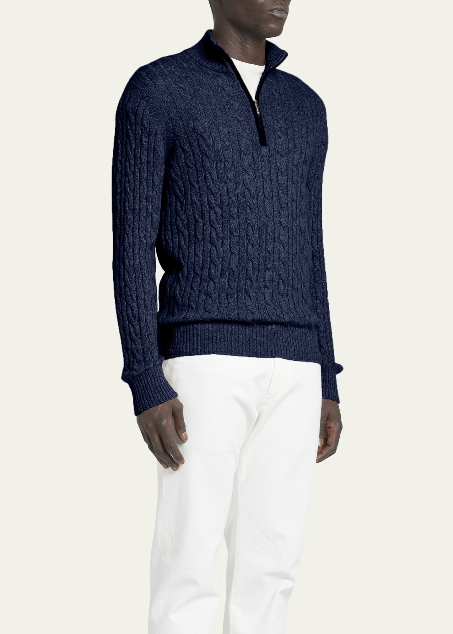 Cashmere Cable-Knit Sweater - 4
