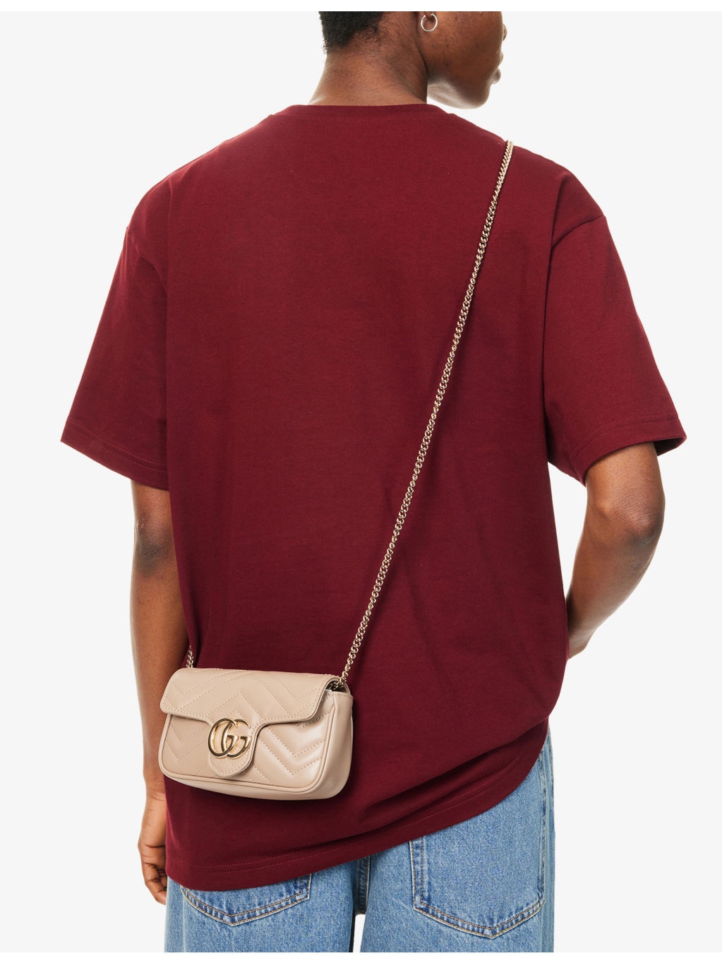Logo-hardware quilted leather mini shoulder bag - 2