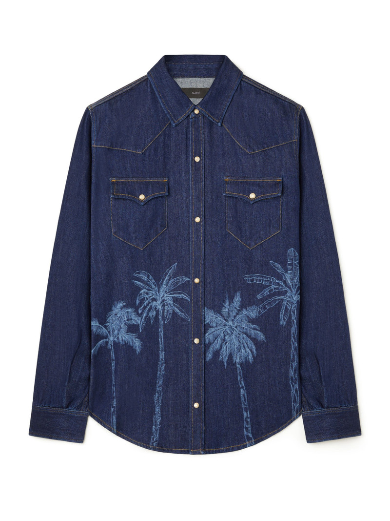 Jungle Toile De Jouy Denim Shirt 1