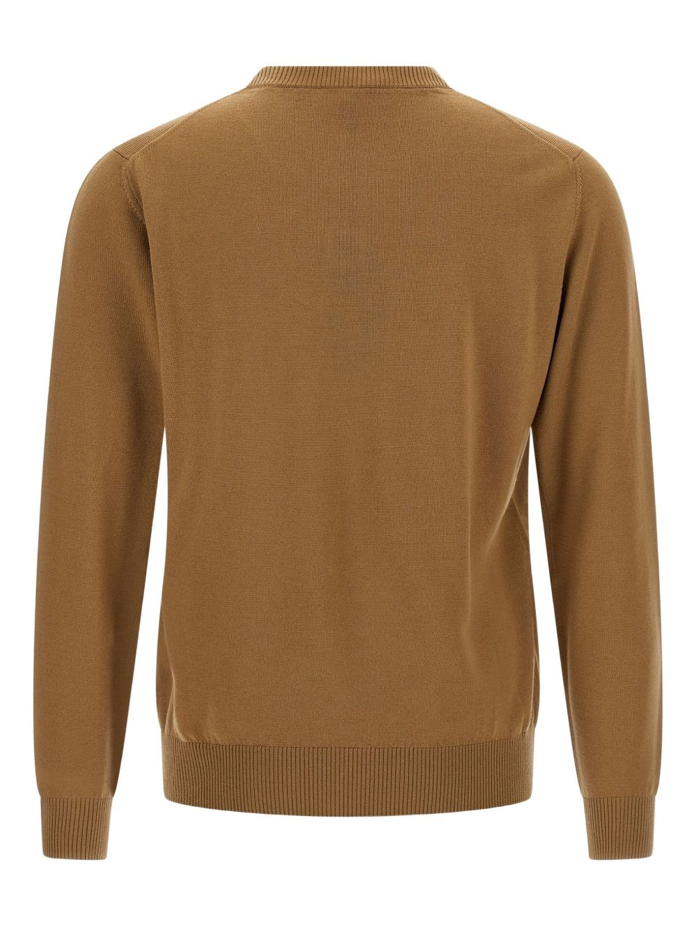 embossed-pocket wool sweater - 2