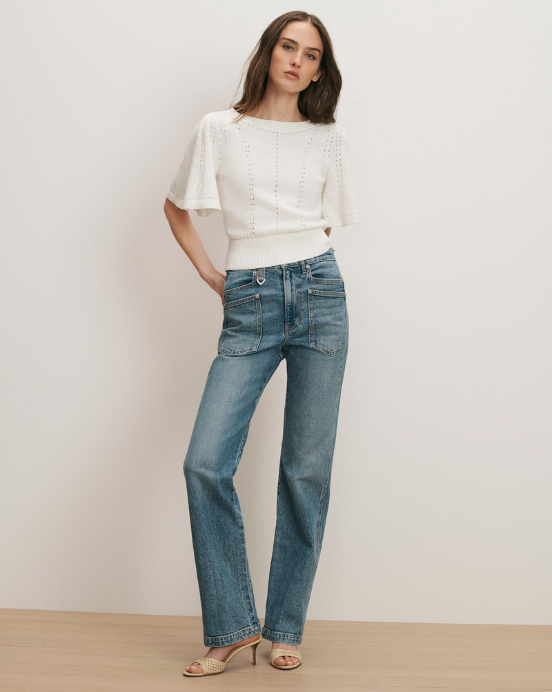RHENNAN POINTELLE KNIT TOP 3