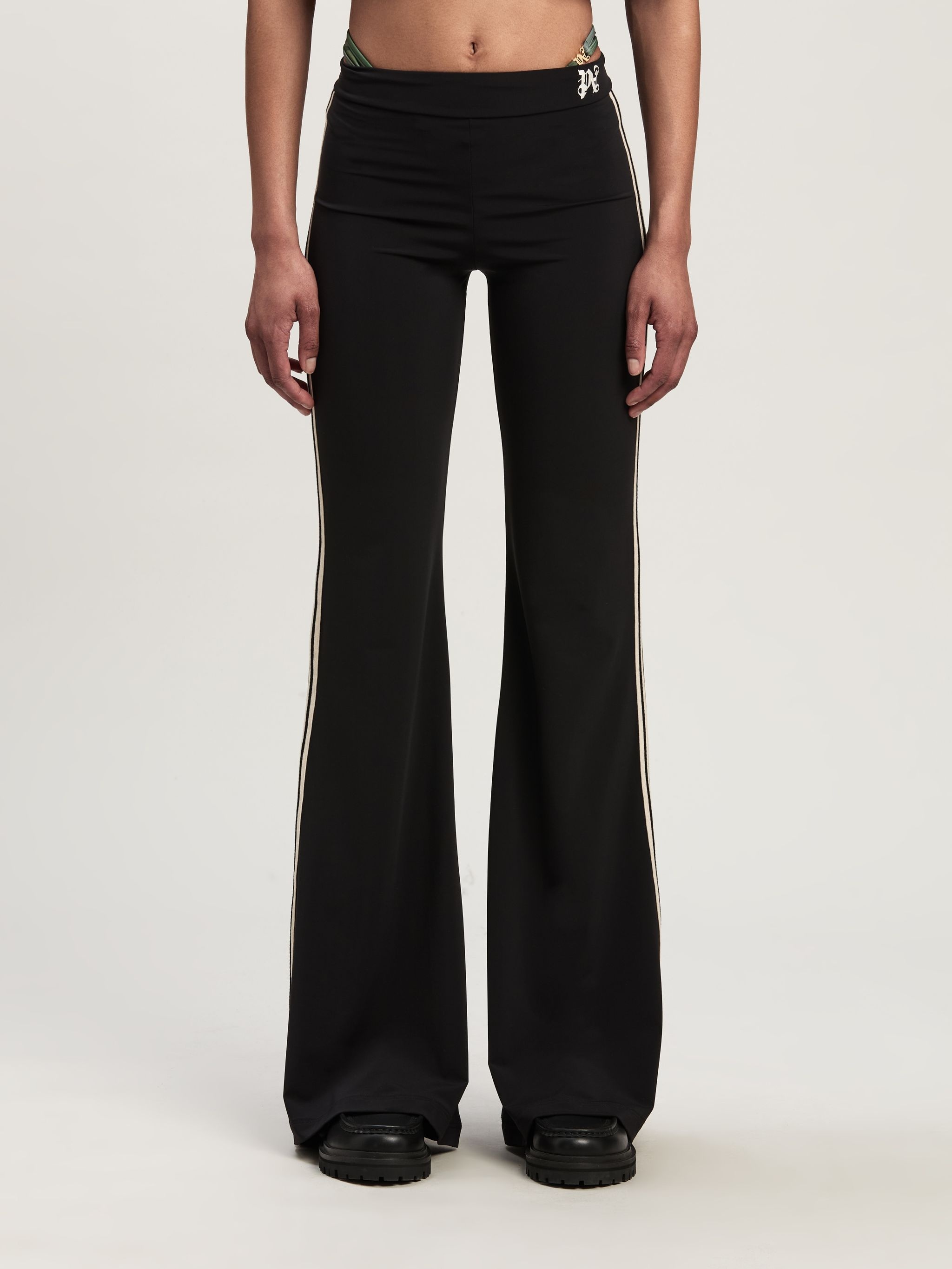 MONOGRAM FITTED TRACK PANTS - 3