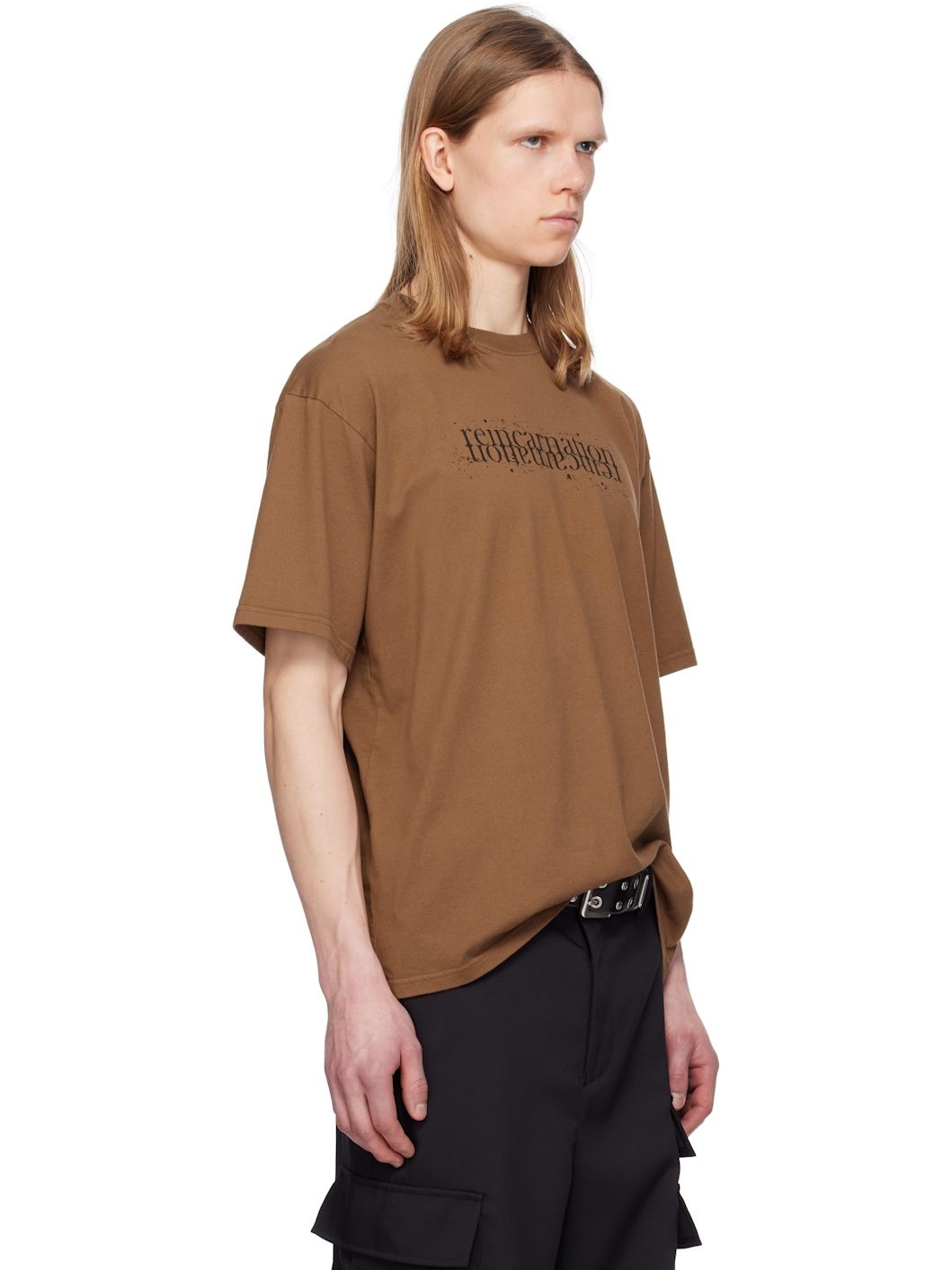 Brown UC1E3804 T-shirt - 2