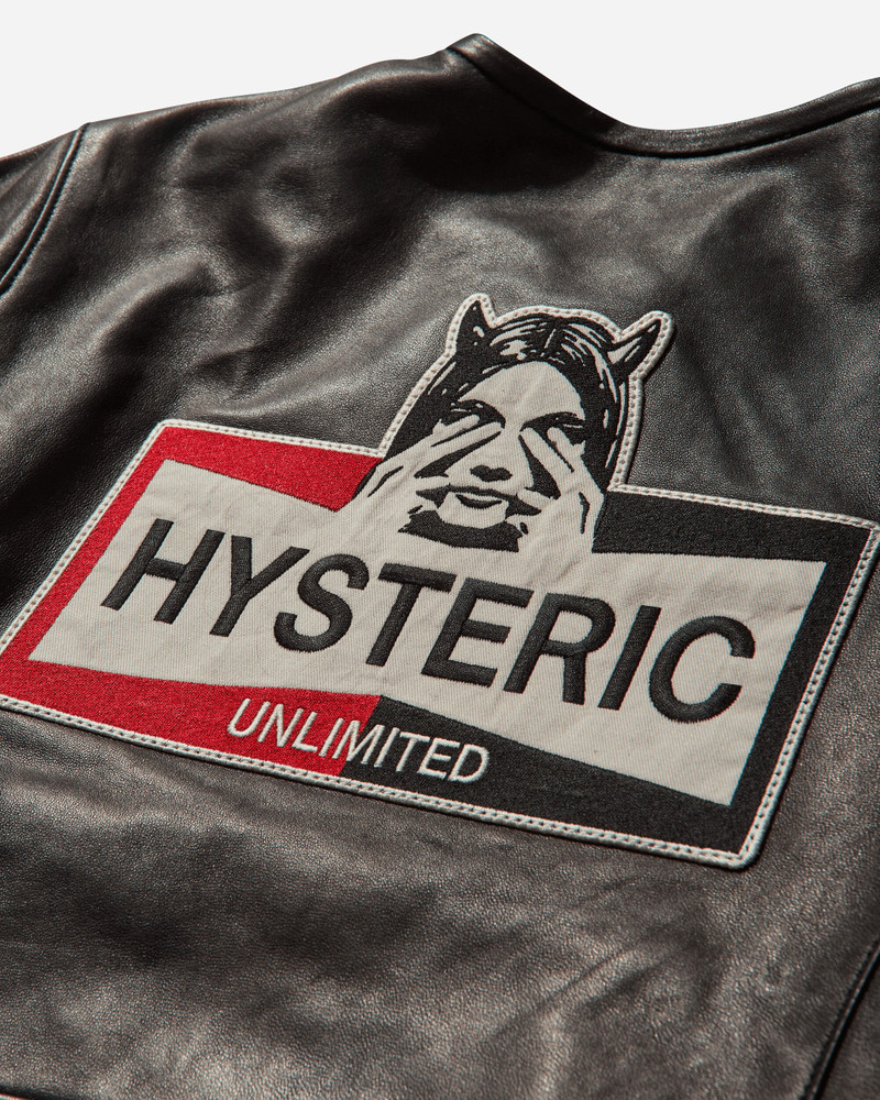 Women's Leather Moto Jacket Black 4