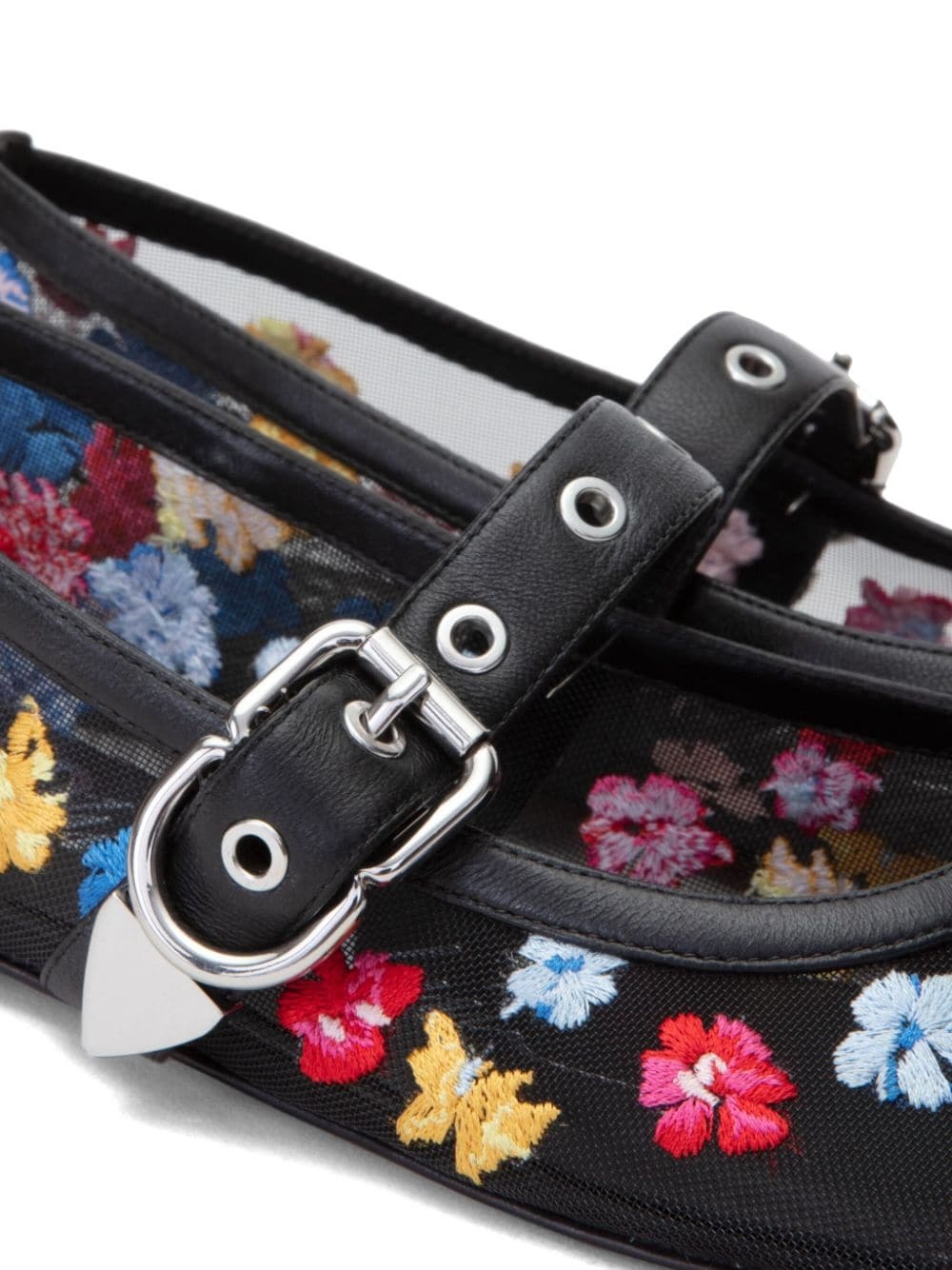 ID Flowerworks mesh ballerina shoes - 4