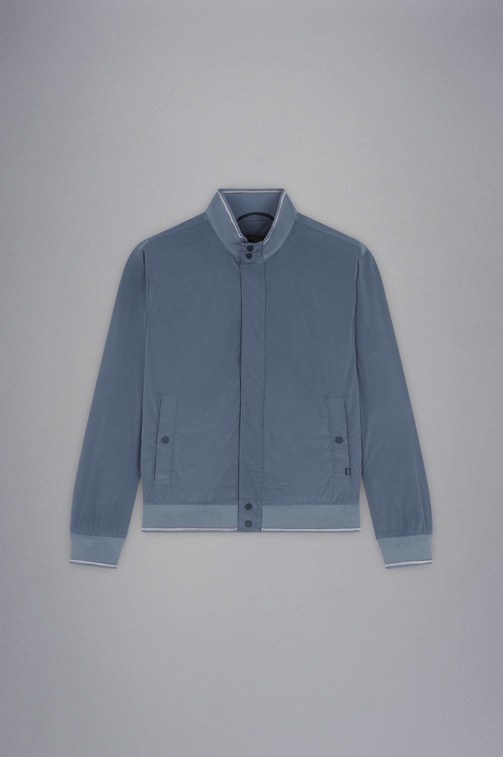 GARMENT DYED STRETCH ECONYL® NYLON BOMBER JACKET - 1