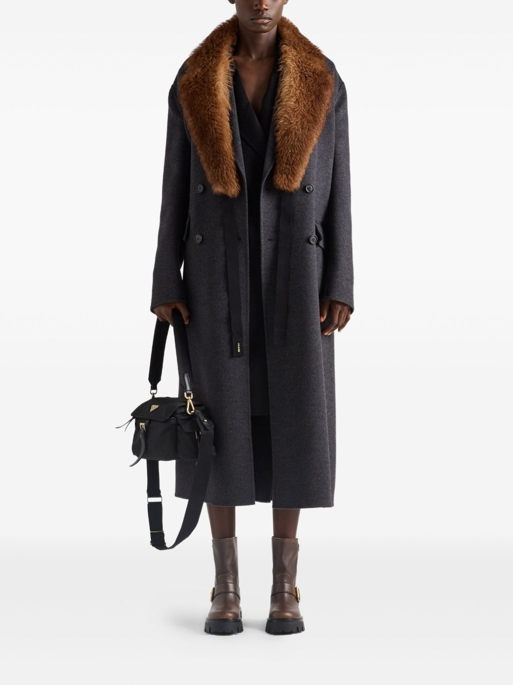 double-breasted coat - 2