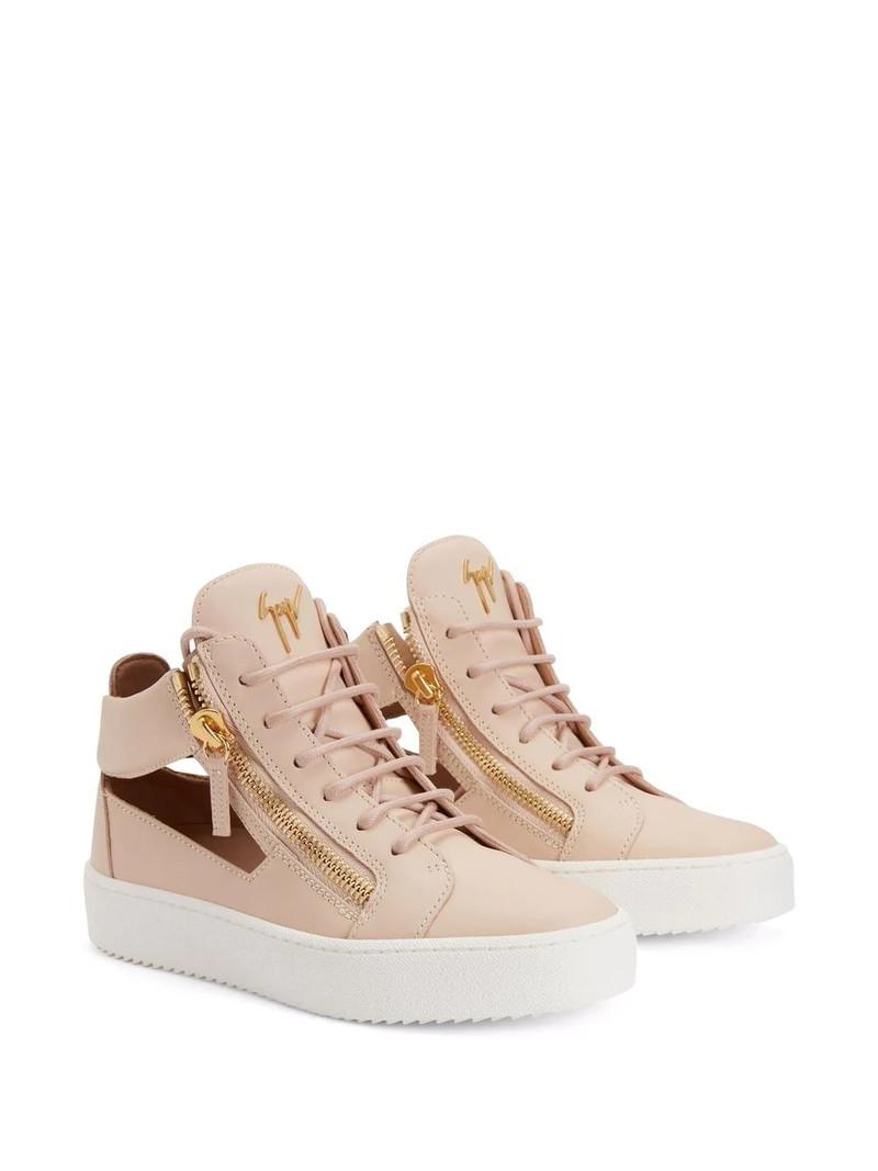 Giuseppe Zanotti Kriss cut-out low-top sneakers outlook