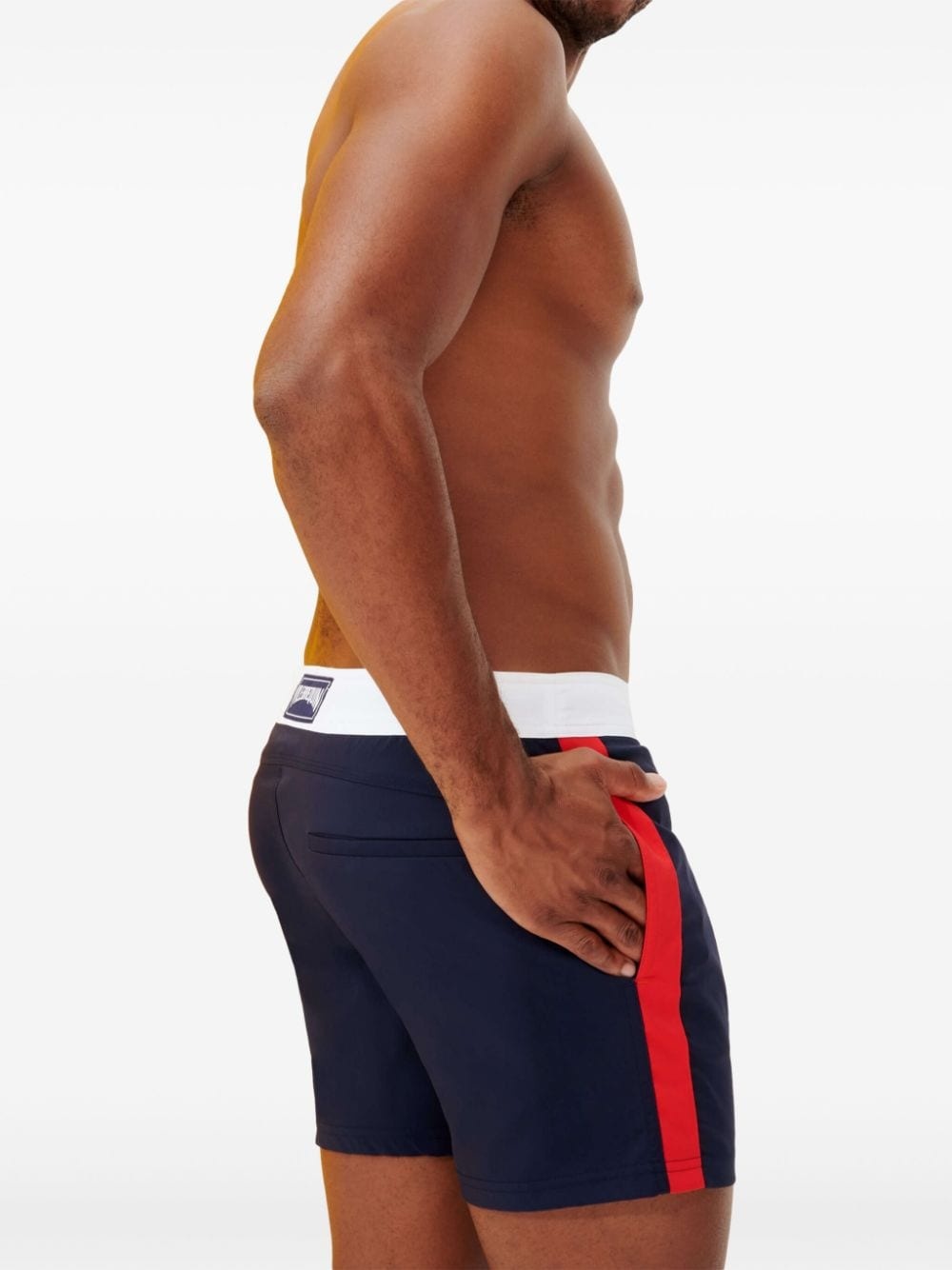 Merle colour-block swim shorts - 4