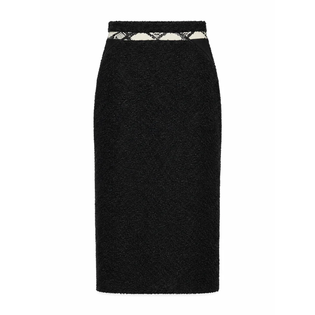 Blocked Pencil Skirt - 1