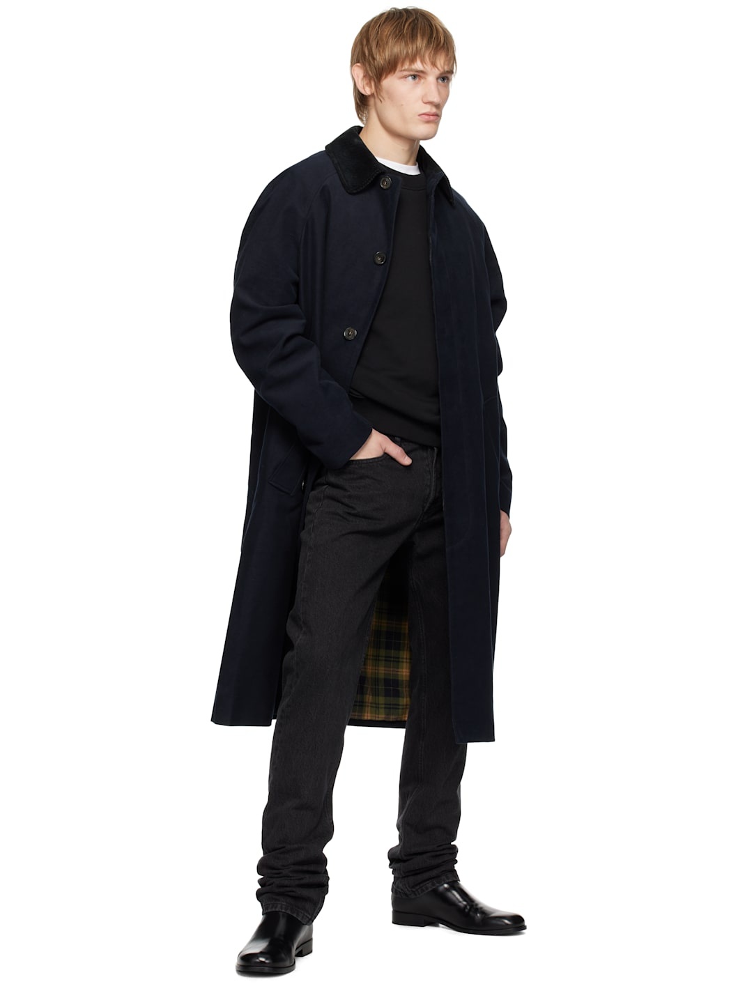 Black New Standard Jeans - 4