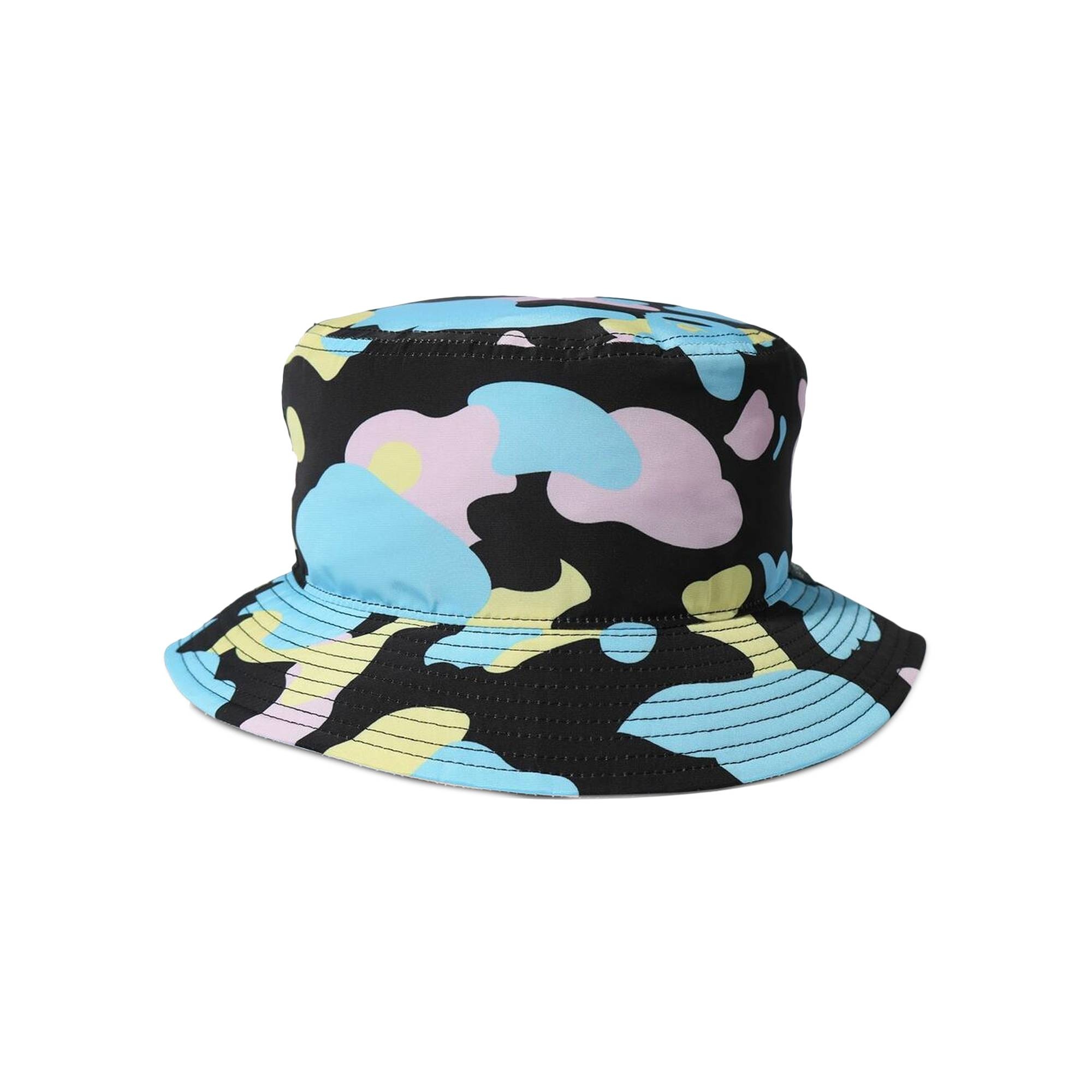 BAPE New Multi Camo Bucket Hat 'Black' - 2