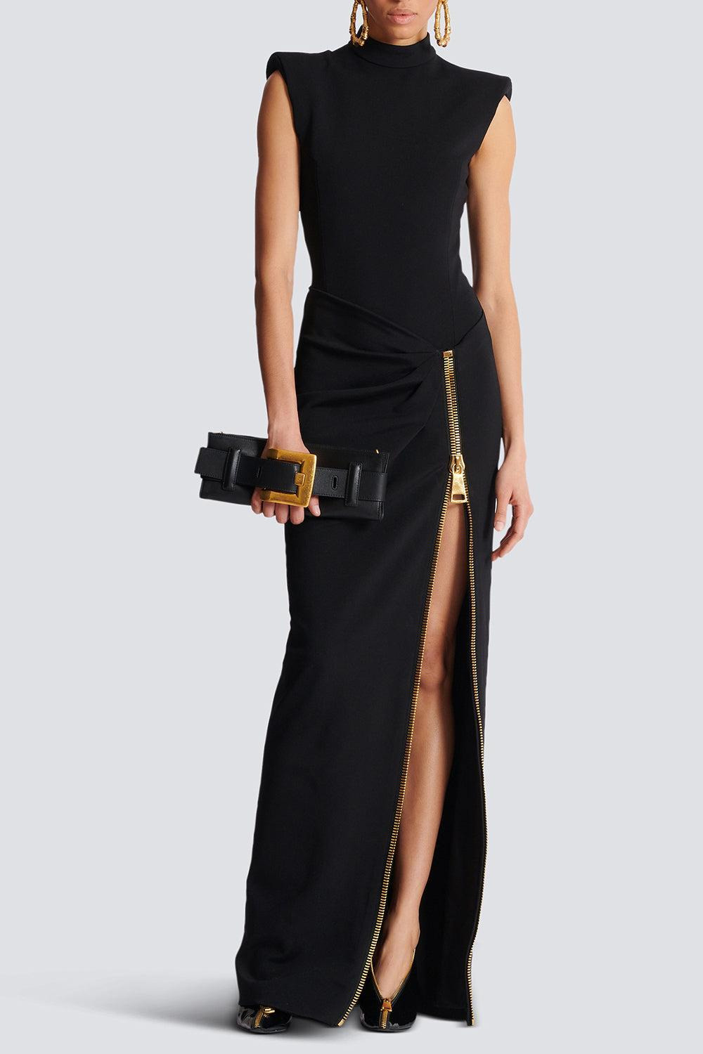 Zip Slit Dress - 2