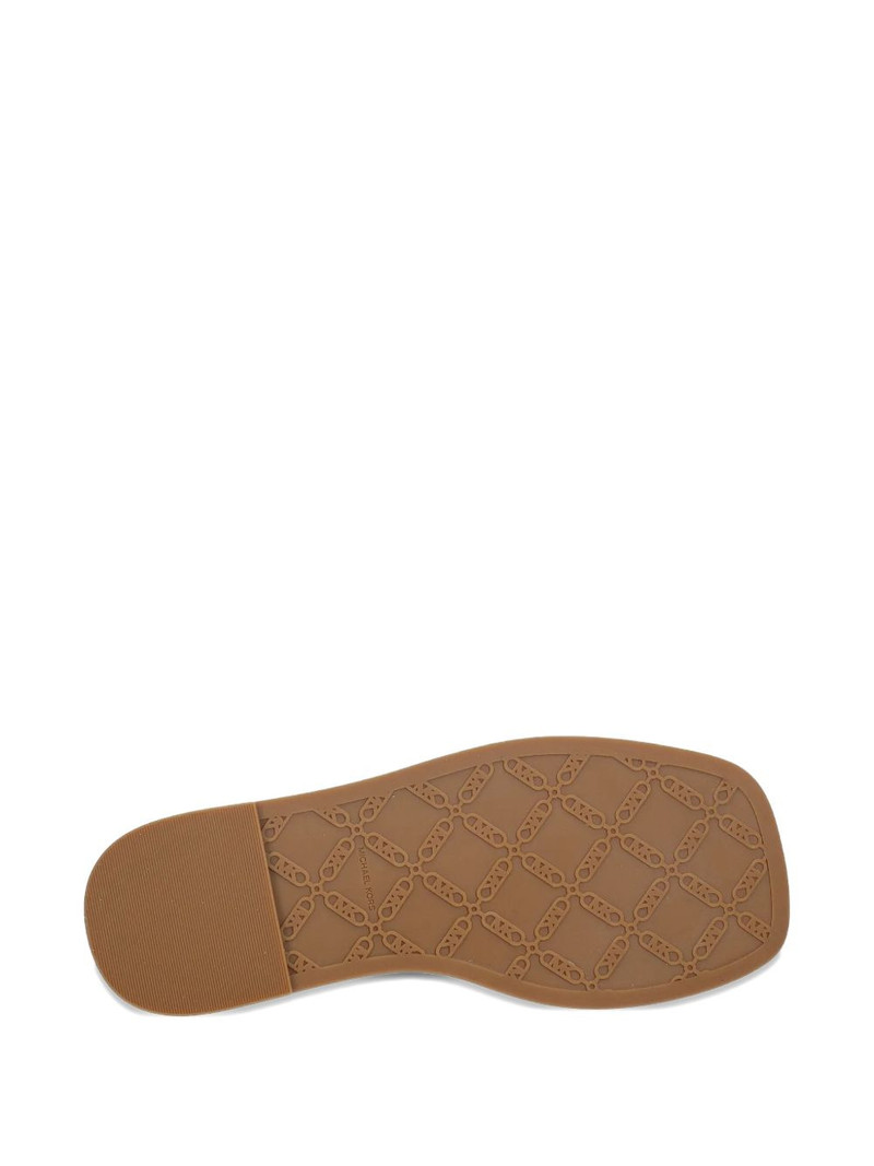 Milan logo-plaque flat sandals 5