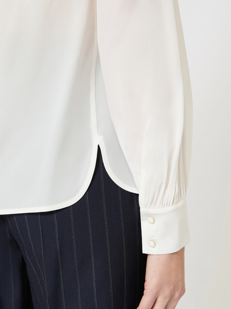 COLMO Silk crew-neck blouse - SILK 6