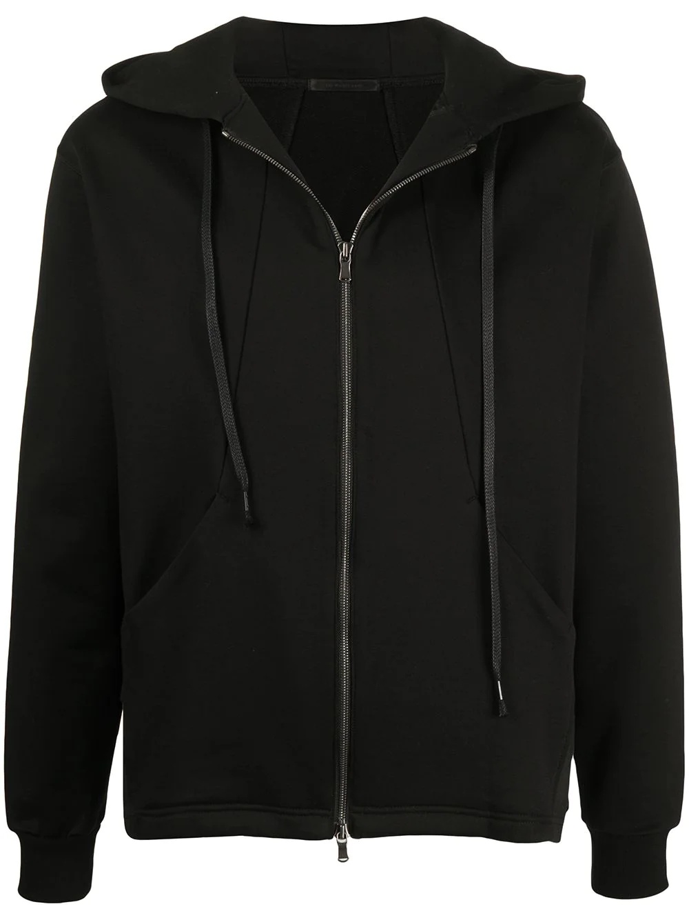 zip-up cotton hoodie - 1