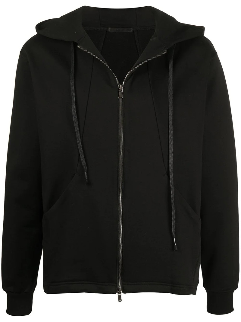 zip-up cotton hoodie 1