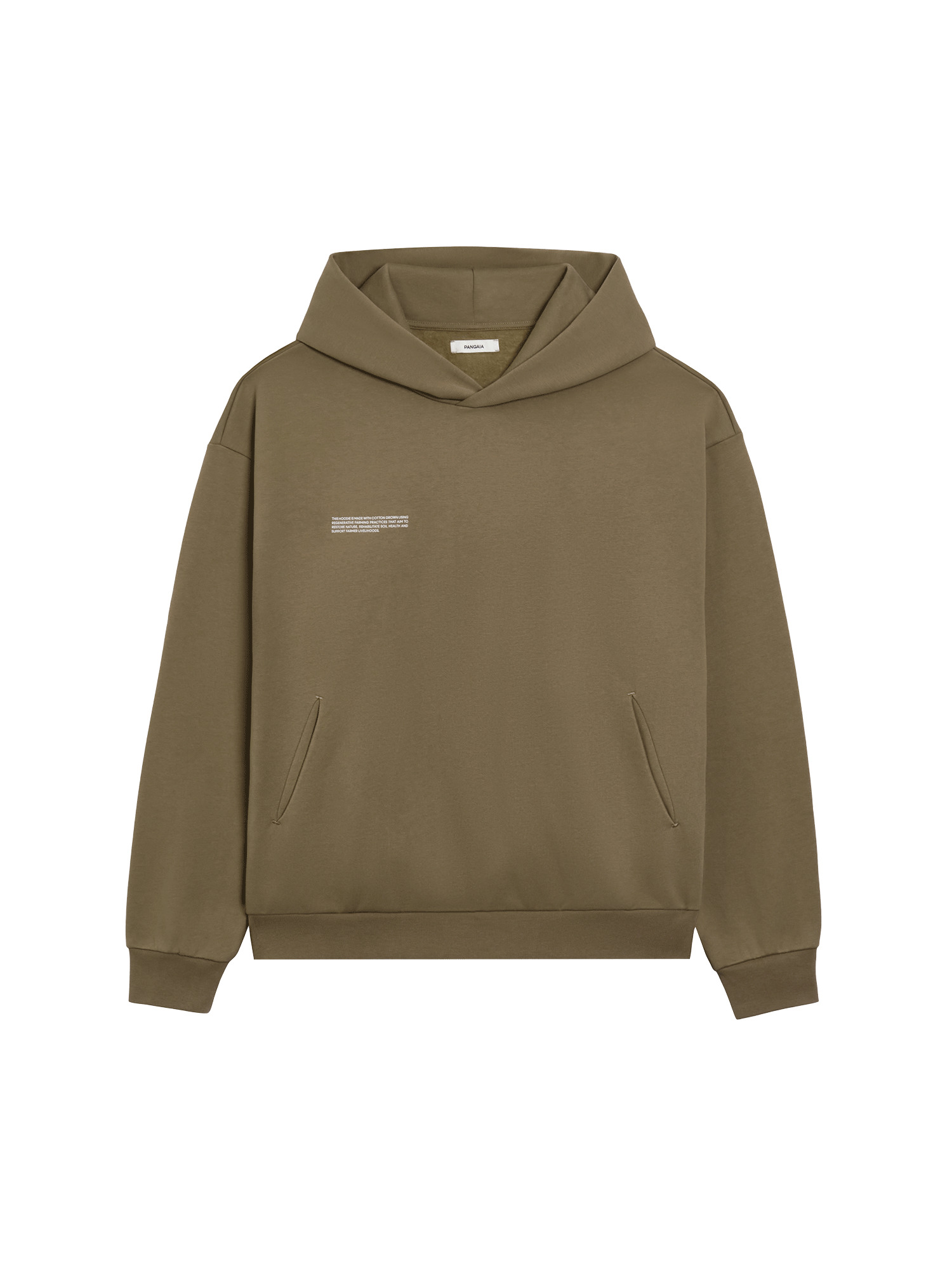 Mens In Conversion Cotton Hoodie - Carbon Brown - 1