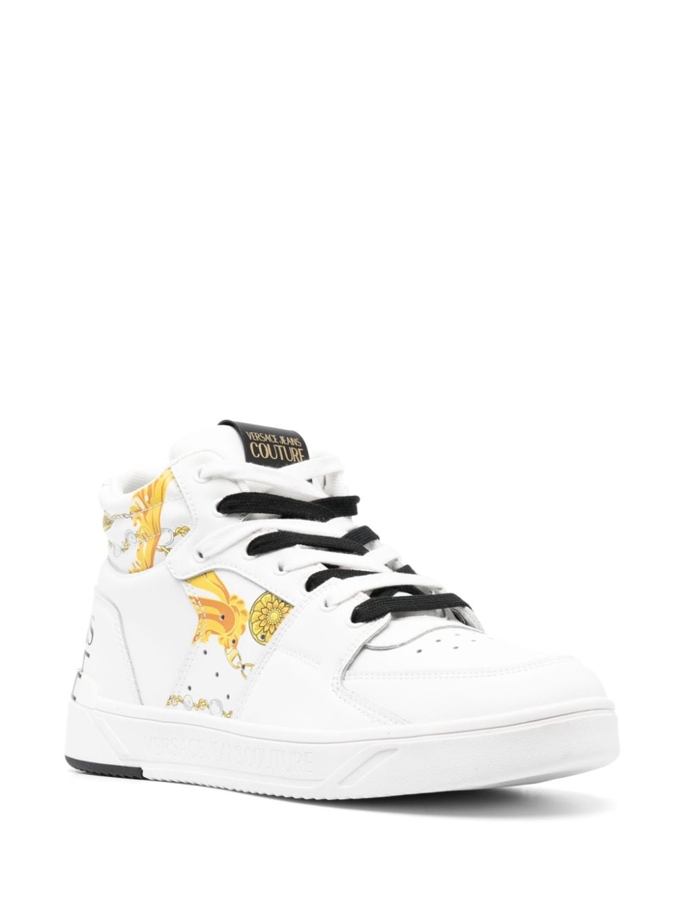 Starlight logo-print leather sneakers - 2