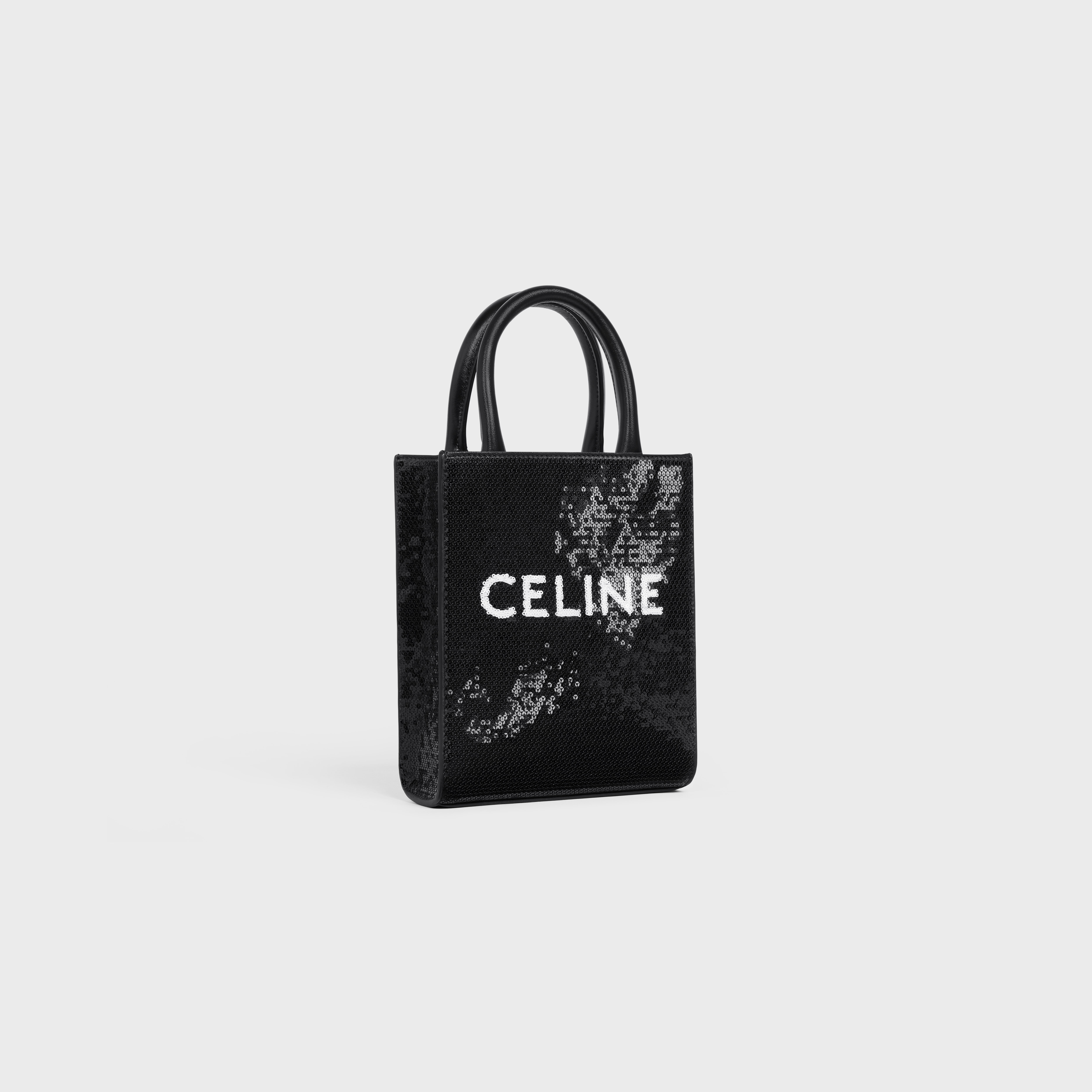 Mini Vertical Cabas in sequins with CELINE - 2