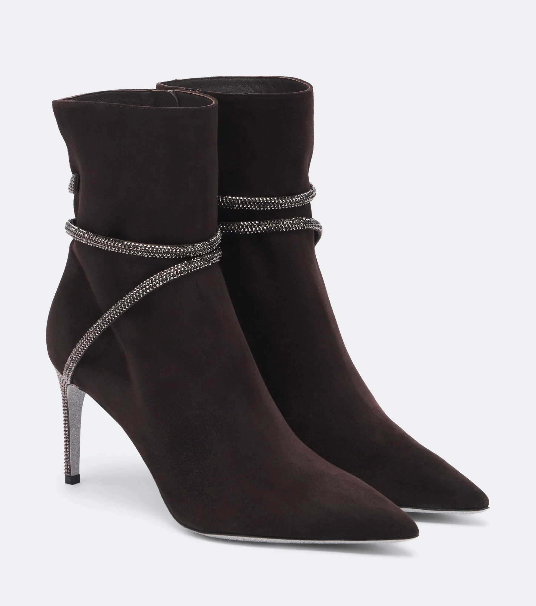 Cleo embellished suede ankle boots - 1