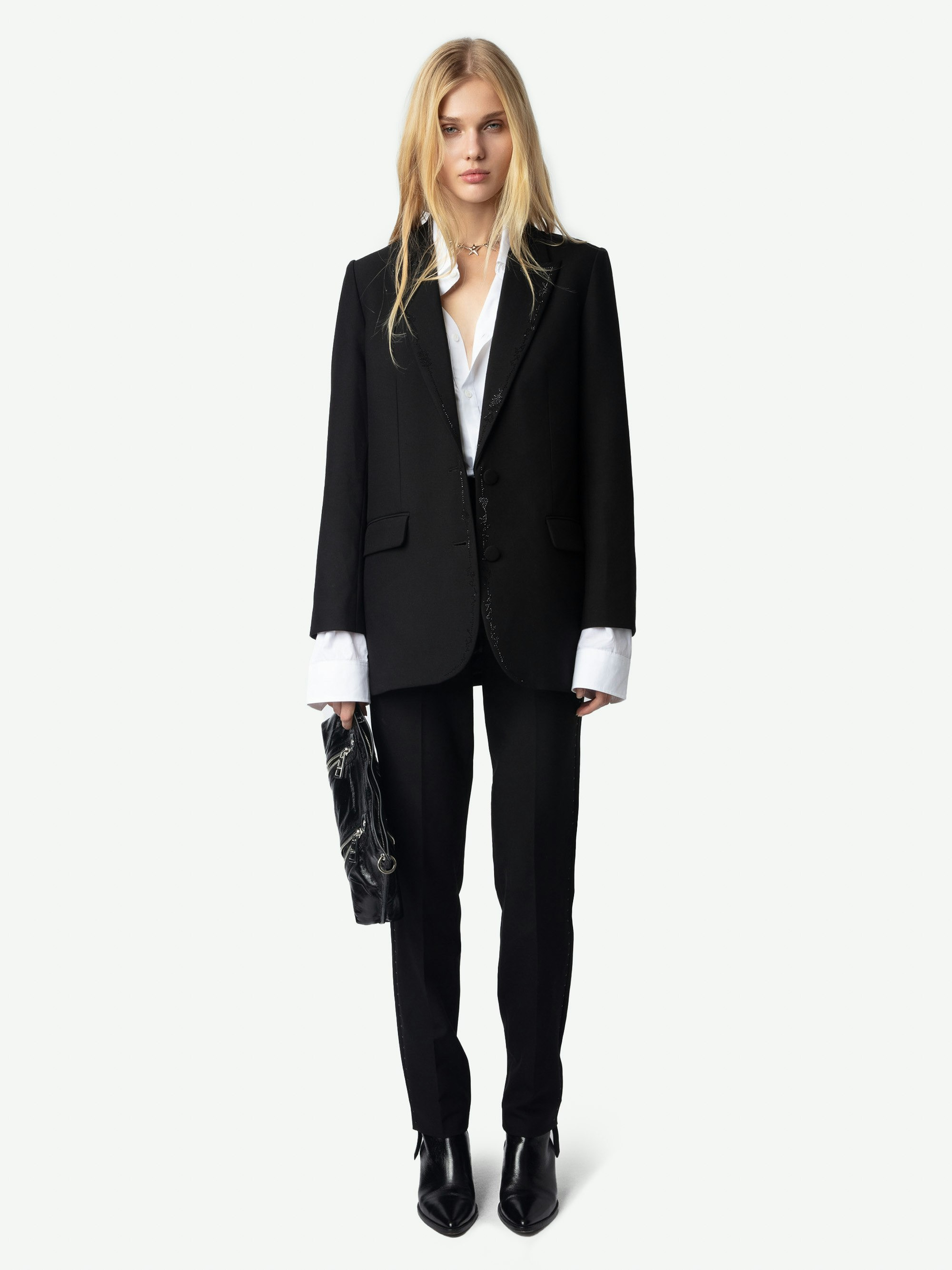 Viva Women's Rhinestone Blazer - 2