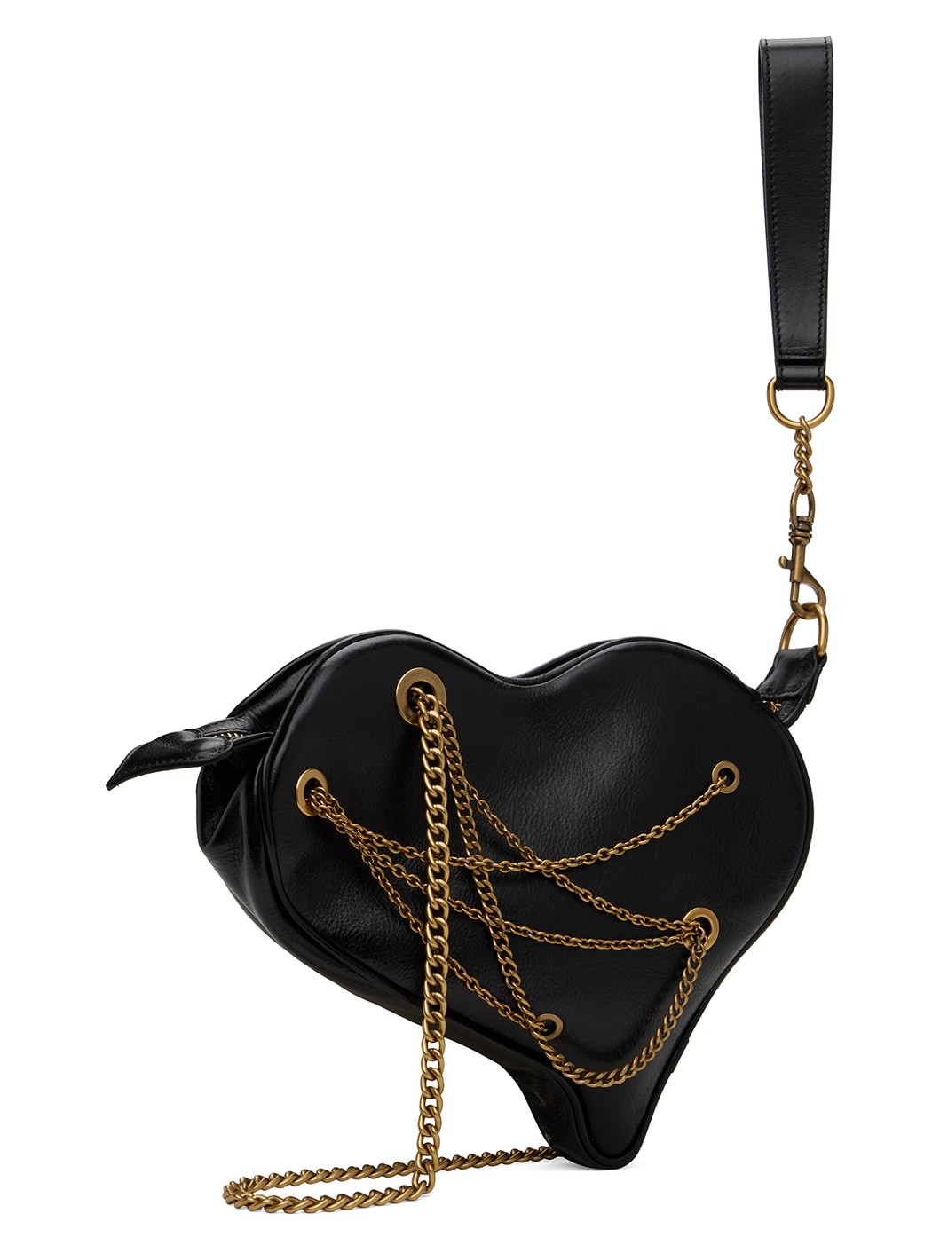 Black Cora AK Heart Bag - 3