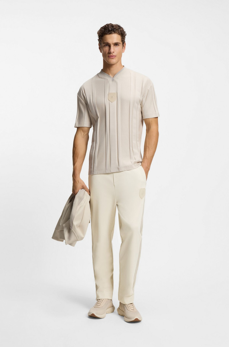 BOSS CREST-LOGO TRACKSUIT BOTTOMS IN A REGULAR FIT outlook