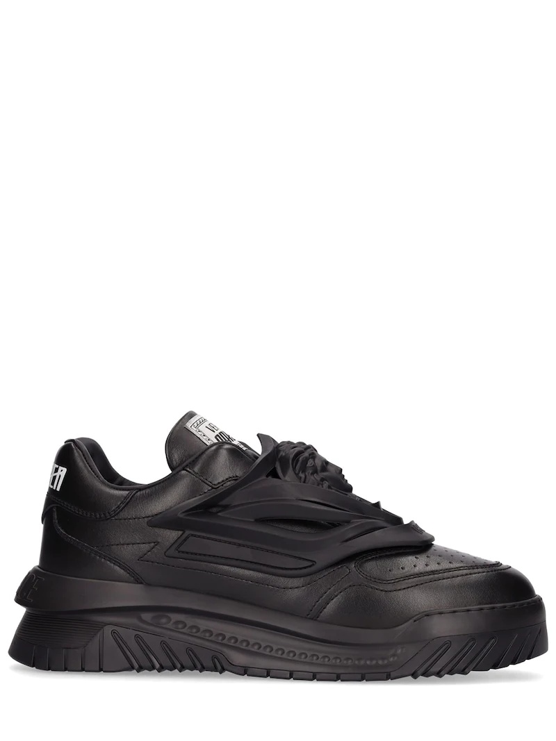 MEDUSA LEATHER LOW-TOP SNEAKERS - 1