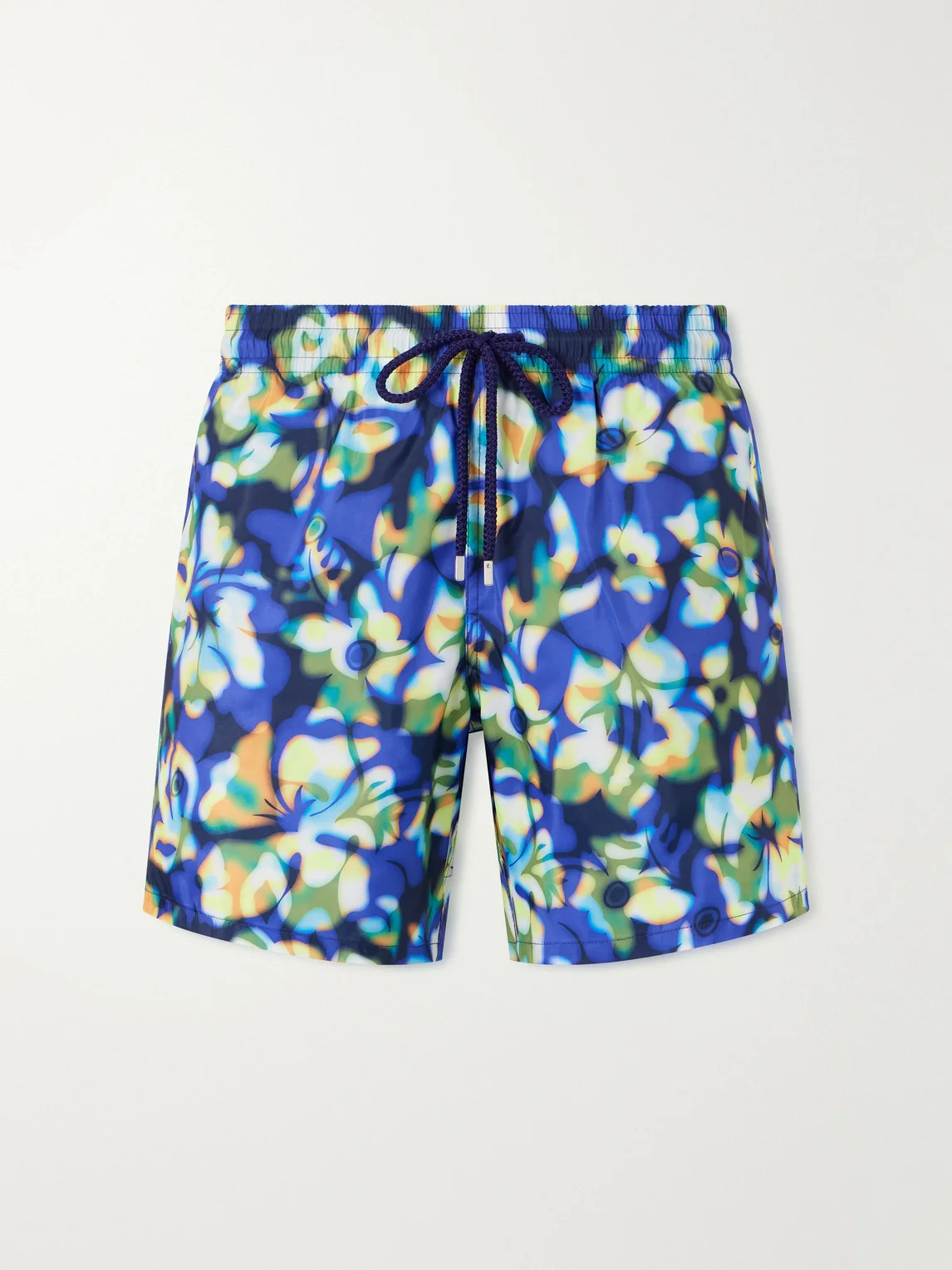Mahina Straight-Leg Mid-Length Printed Recycled Shell Swim Shorts - 1