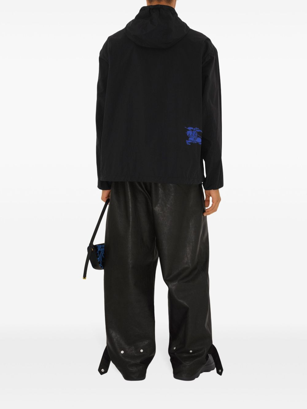 EKD-embroidered hooded lightweight jacket - 3