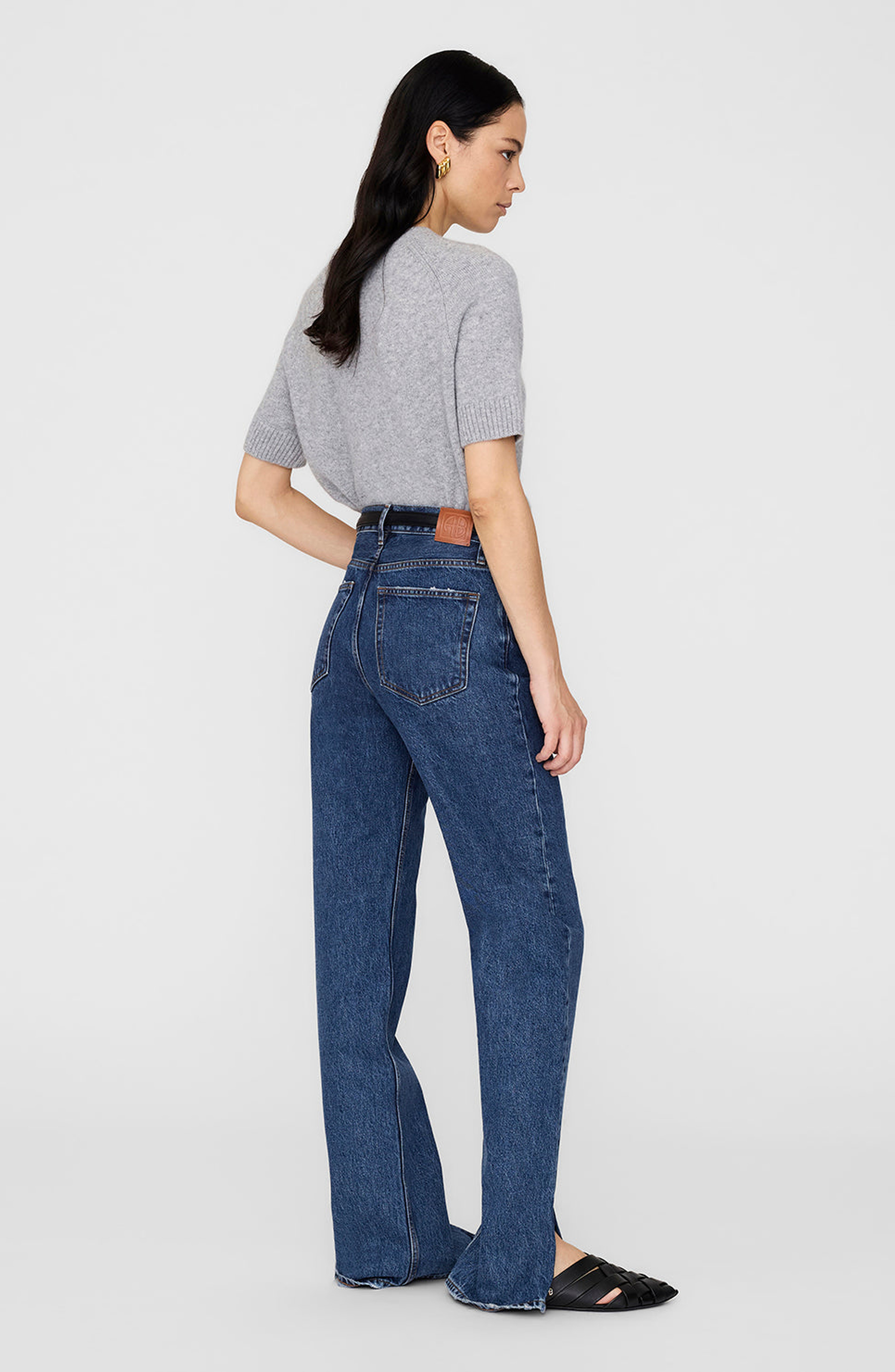 ANINE BING Jackson Sweater in Medium Heather Grey at Nordstrom - 2