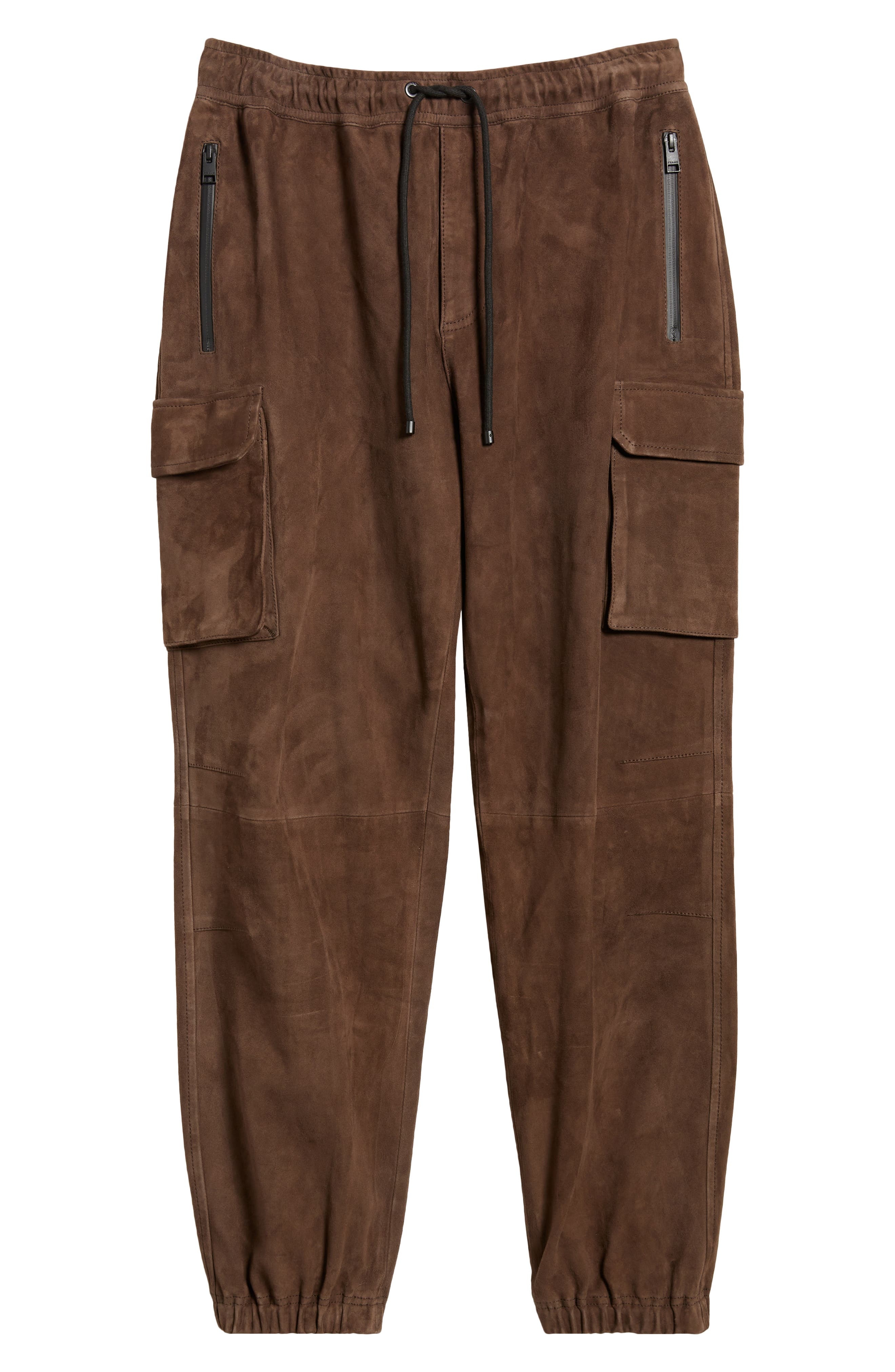 Suede Cargo Joggers - 5