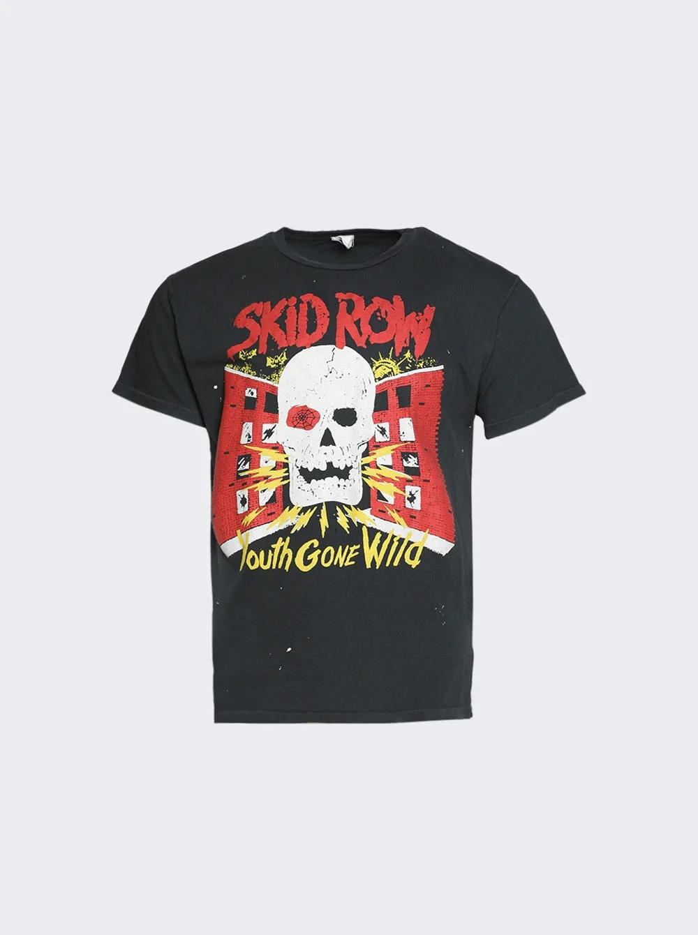 Skid Row 90's Crew Tee Coal - 1
