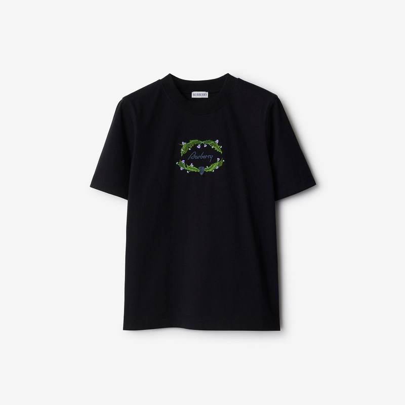Thistle Logo Cotton T-shirt - 1