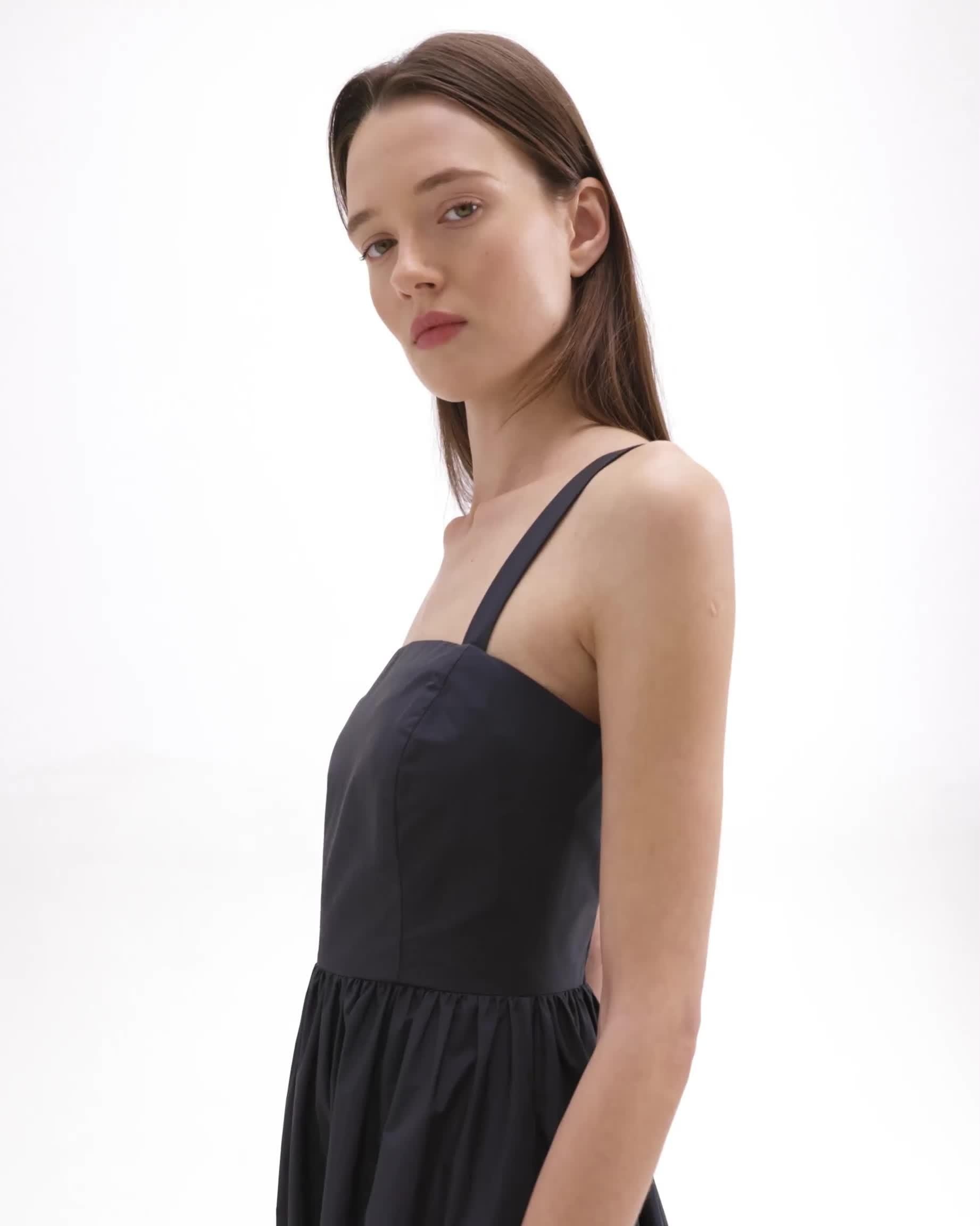 Tiered Sleeveless Dress in Cotton-Blend - 6