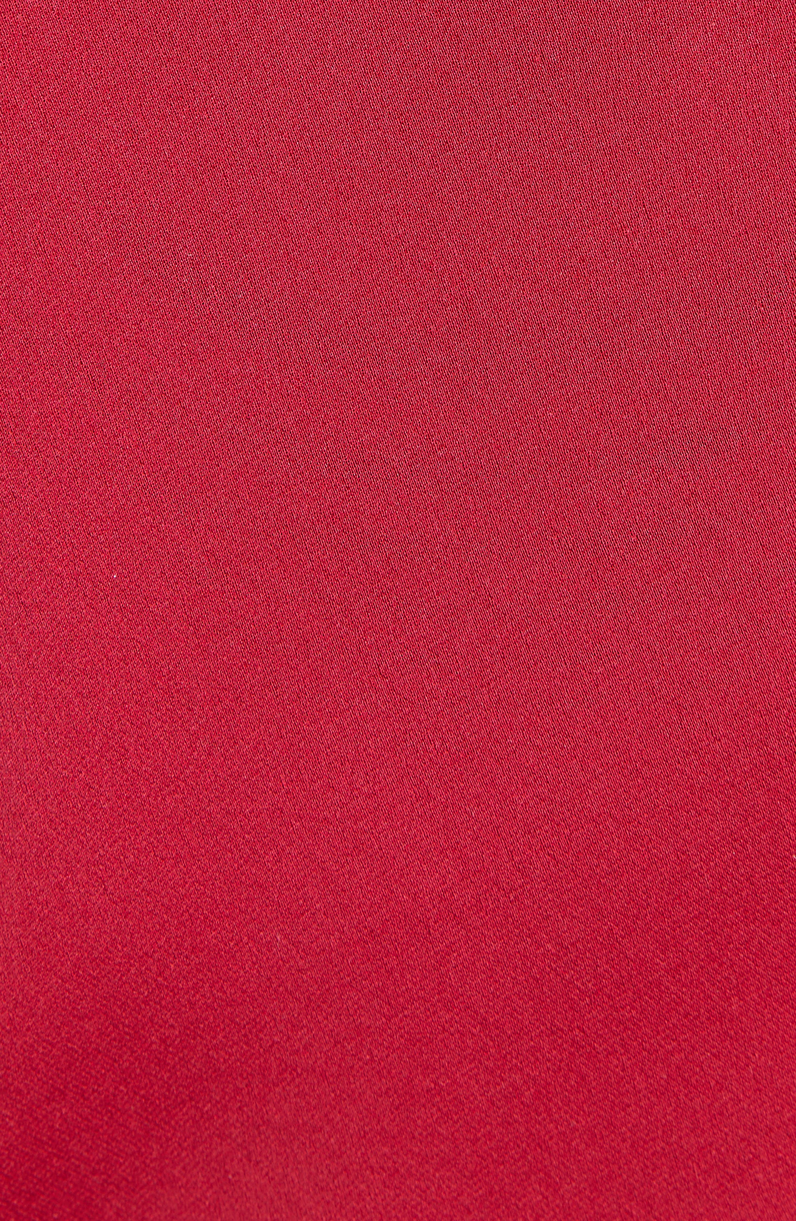 TOM FORD One-Shoulder Belt Detail Silk Satin Gown in Er402 Crimson at Nordstrom - 5