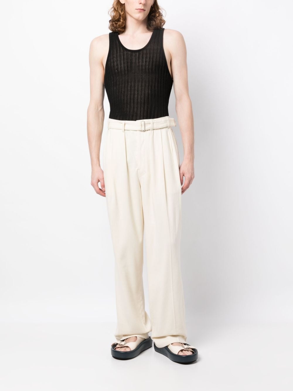 round-neck vest top - 2