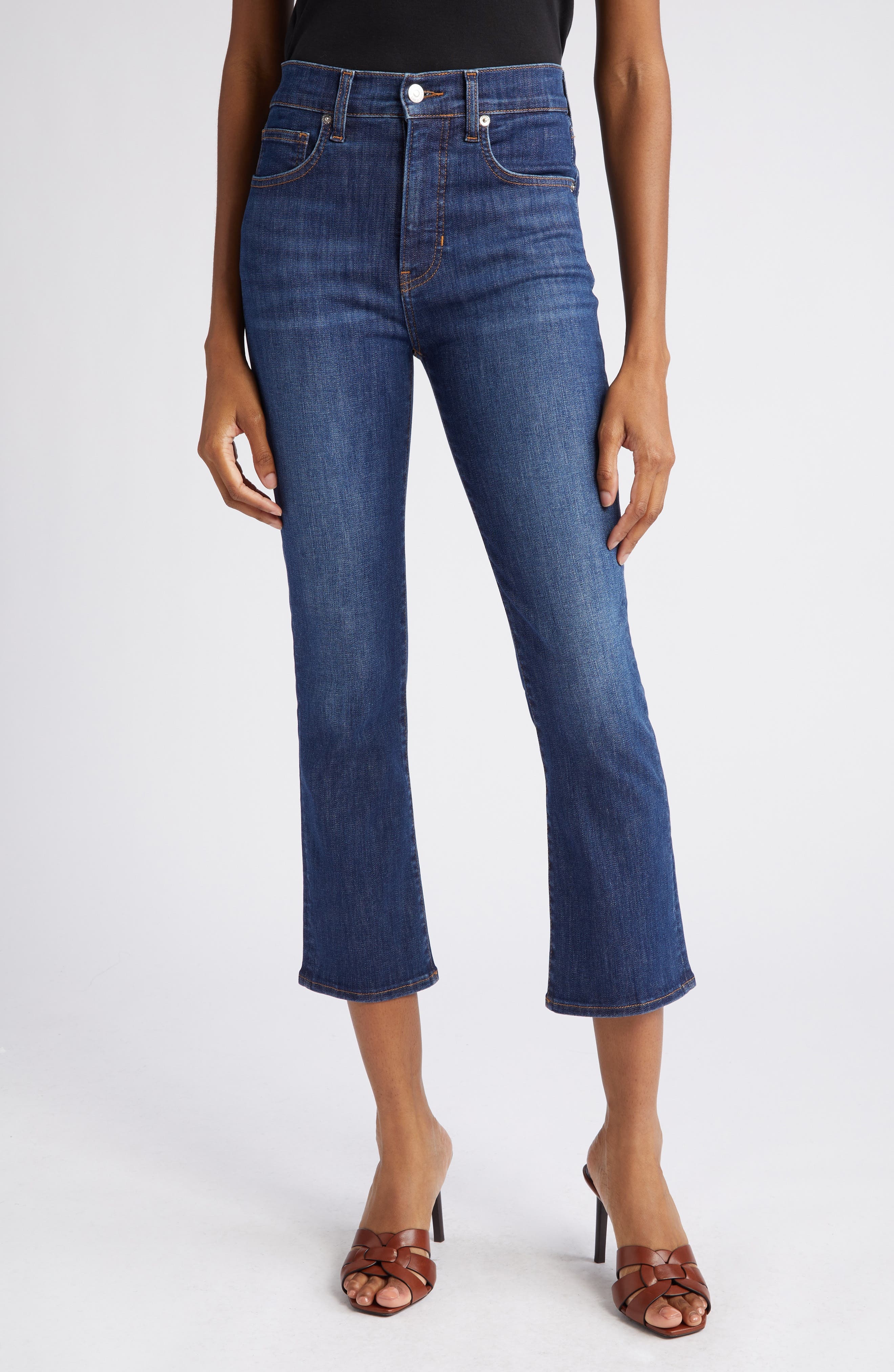 Carly High Waist Kick Flare Jeans - 1