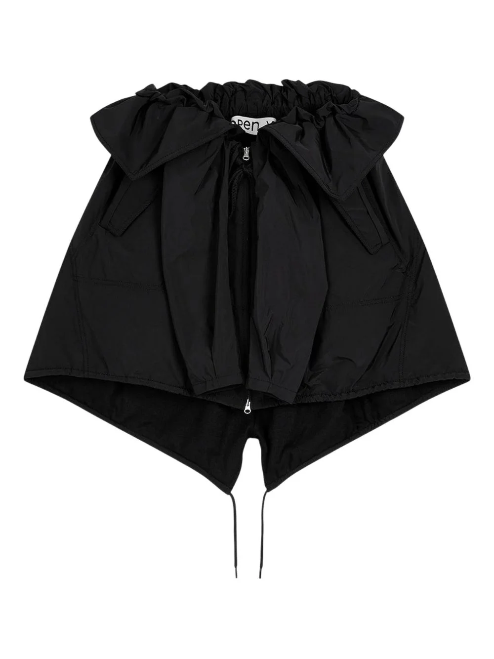asymmetric mini skirt - 1