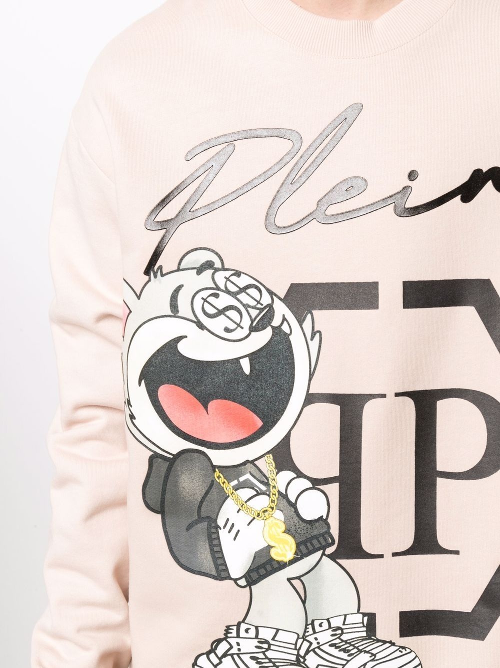 LS Money graphic-print sweatshirt - 5