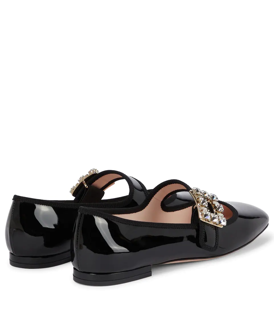 Très Vivier Babies patent leather ballet flats - 3