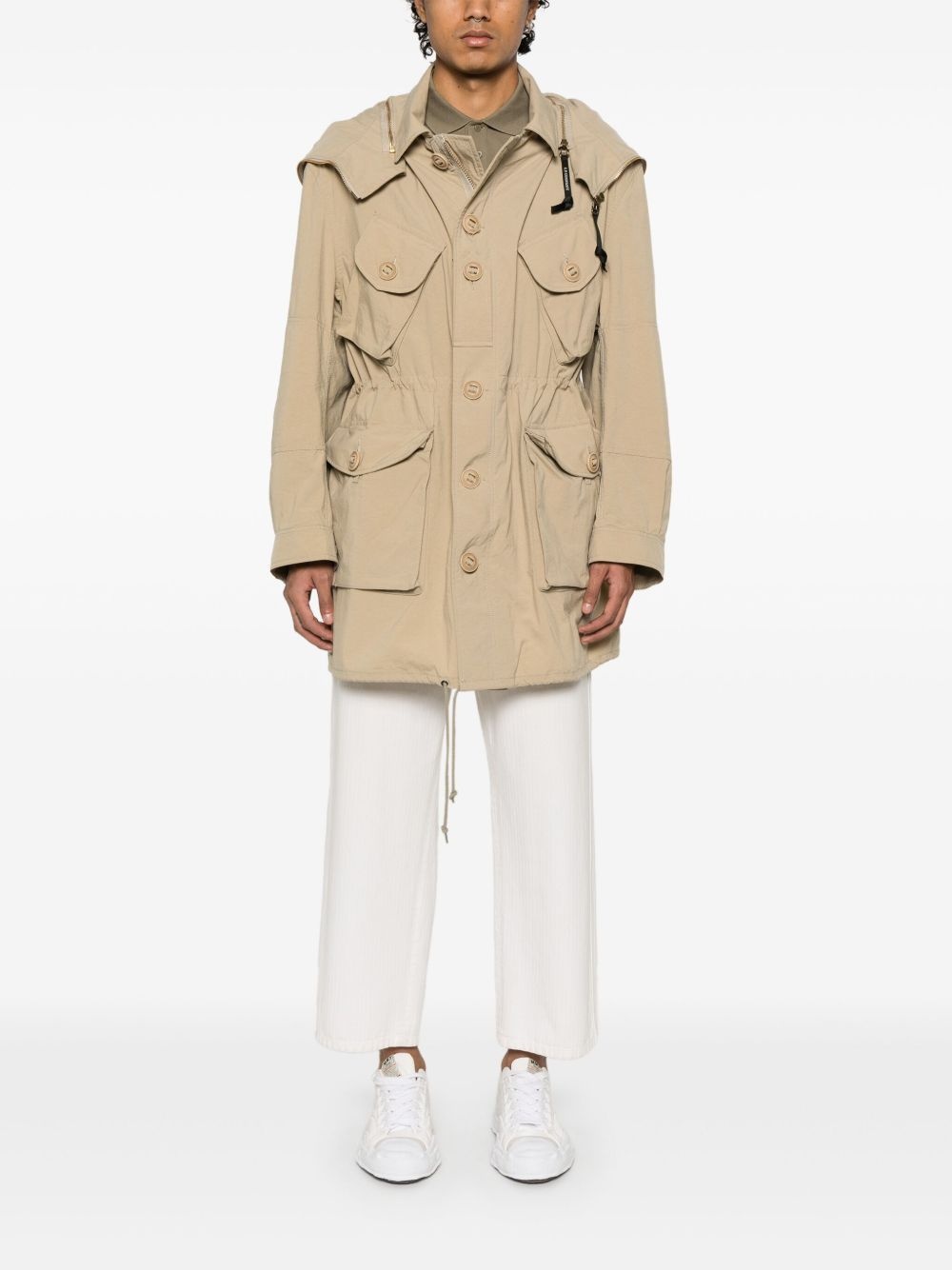 x C.P. Company hooded trench coat - 2