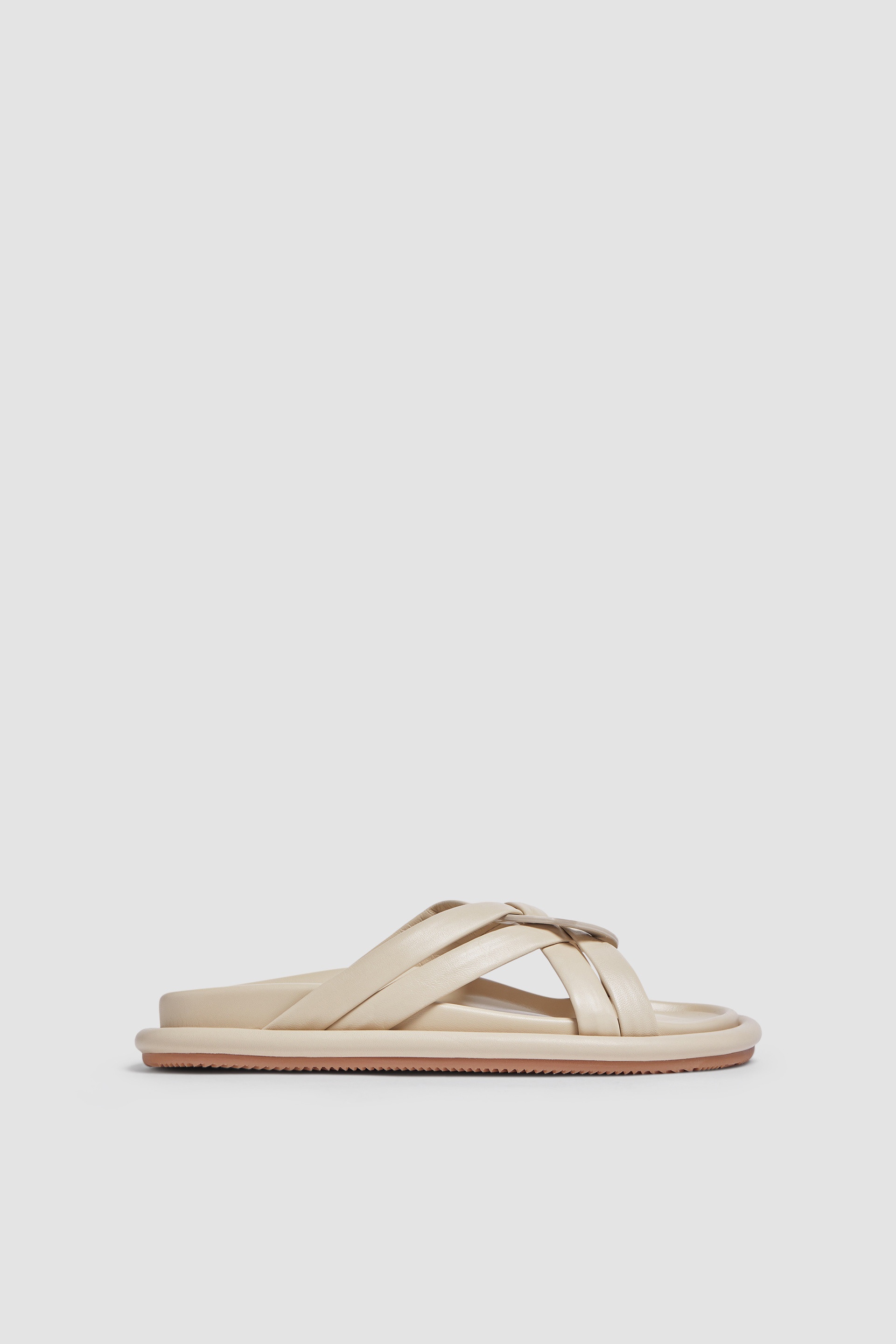 Moncler Bell Soft Leather Slides | REVERSIBLE