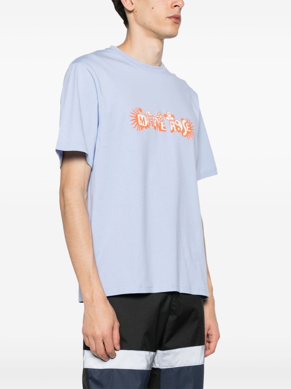 logo-print cotton T-shirt - 3