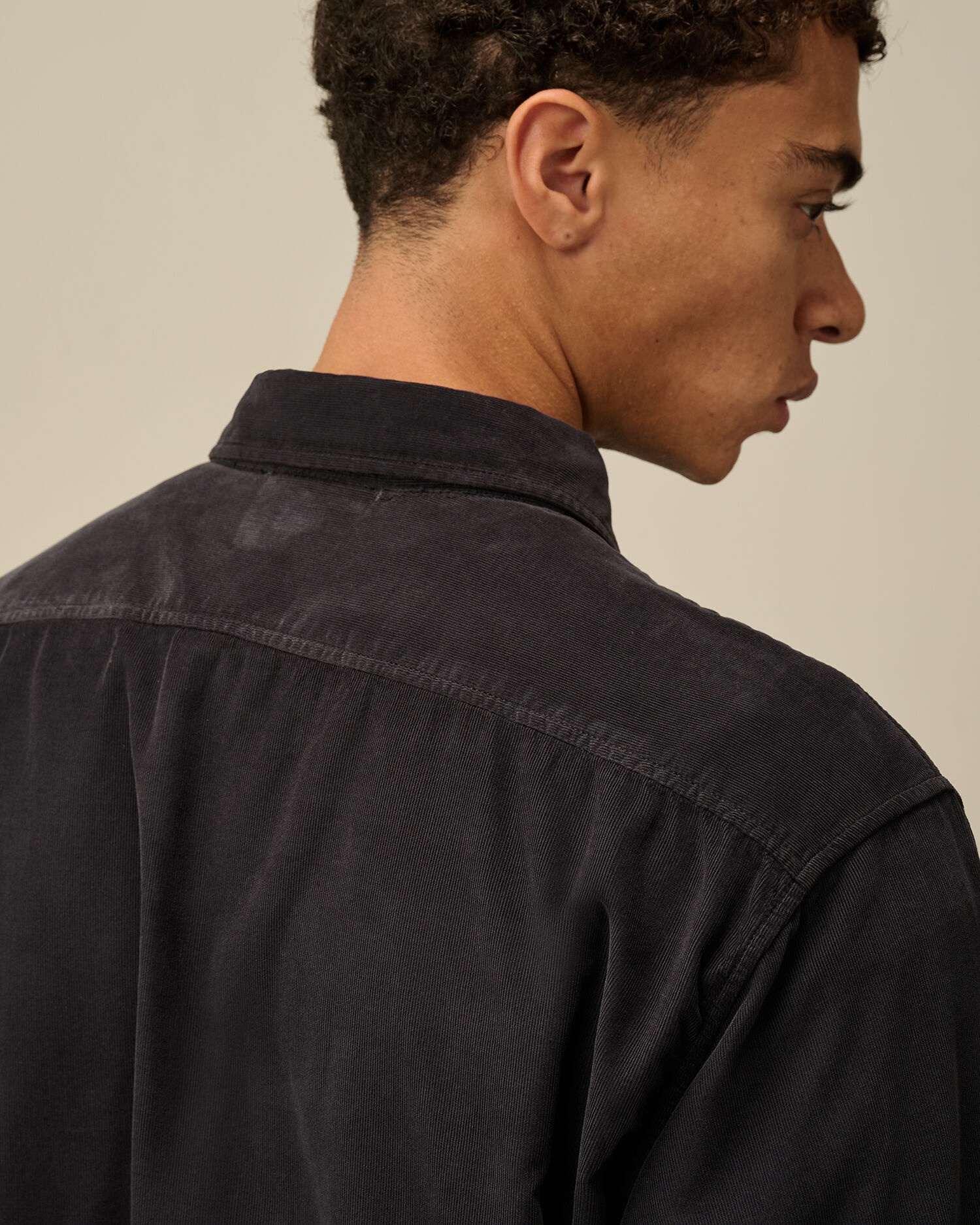 Corduroy Single Pocket Shirt - 5