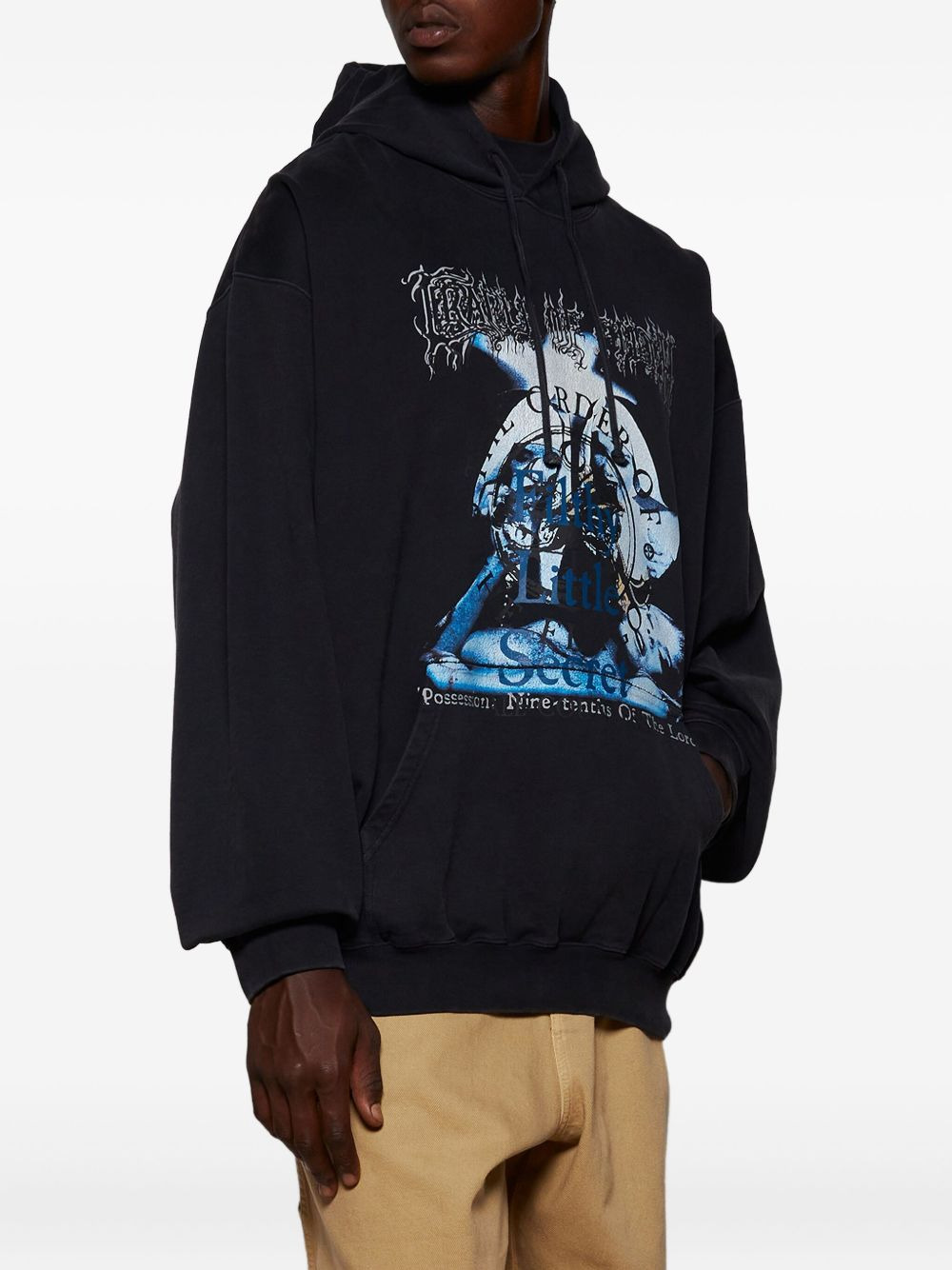 graphic-print hoodie - 3
