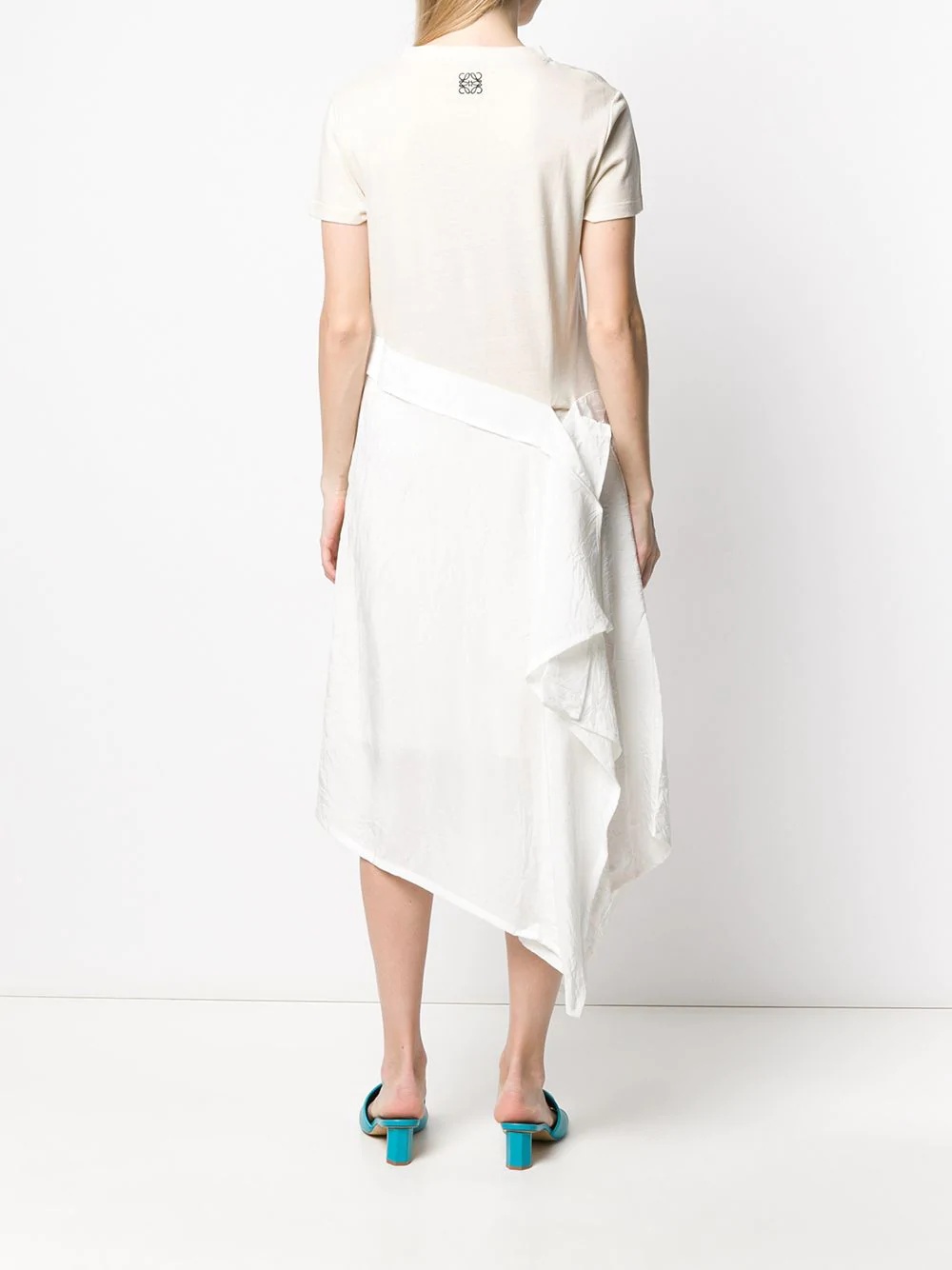 asymmetric T-shirt dress - 4