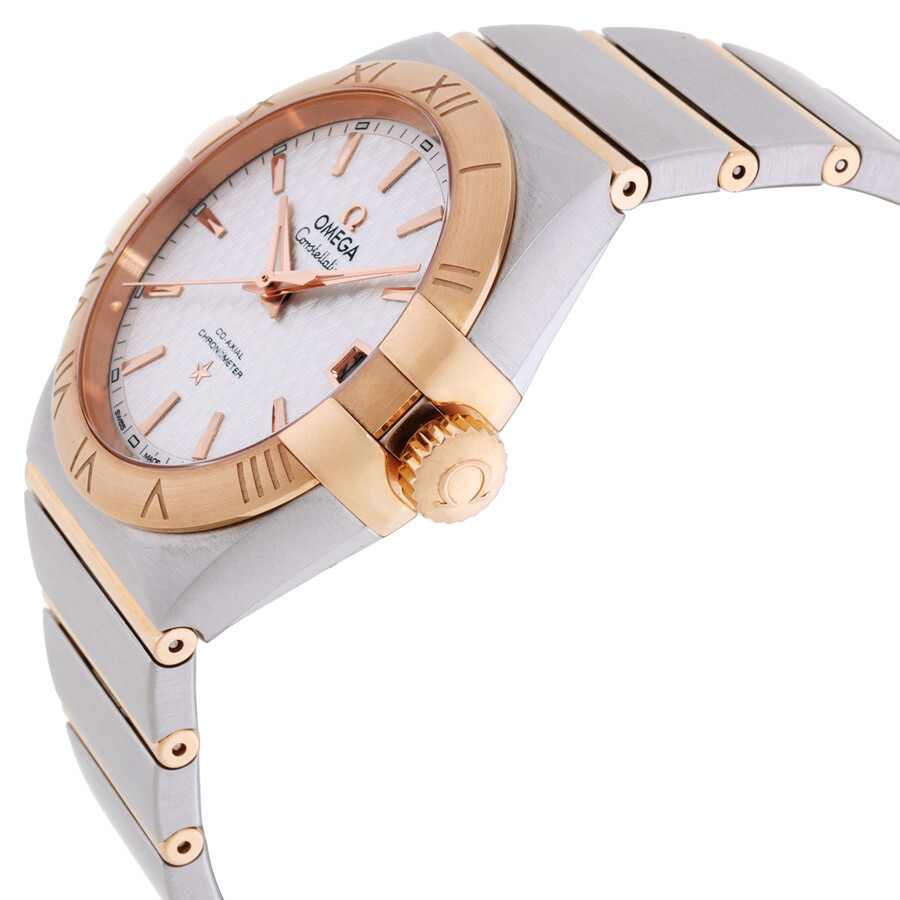 Omega Constellation Co-Axial Automatic Chronometer Silver Dial Men's Watch 12320382102008 - 2